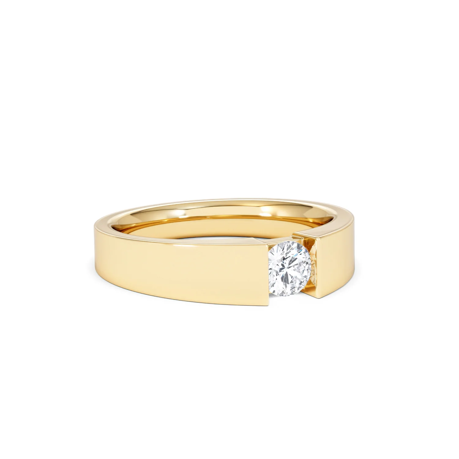 Jessica 0.25ct Round Cut Lab Diamond Solitaire Engagement Ring in 18K Gold Vermeil - Image 15