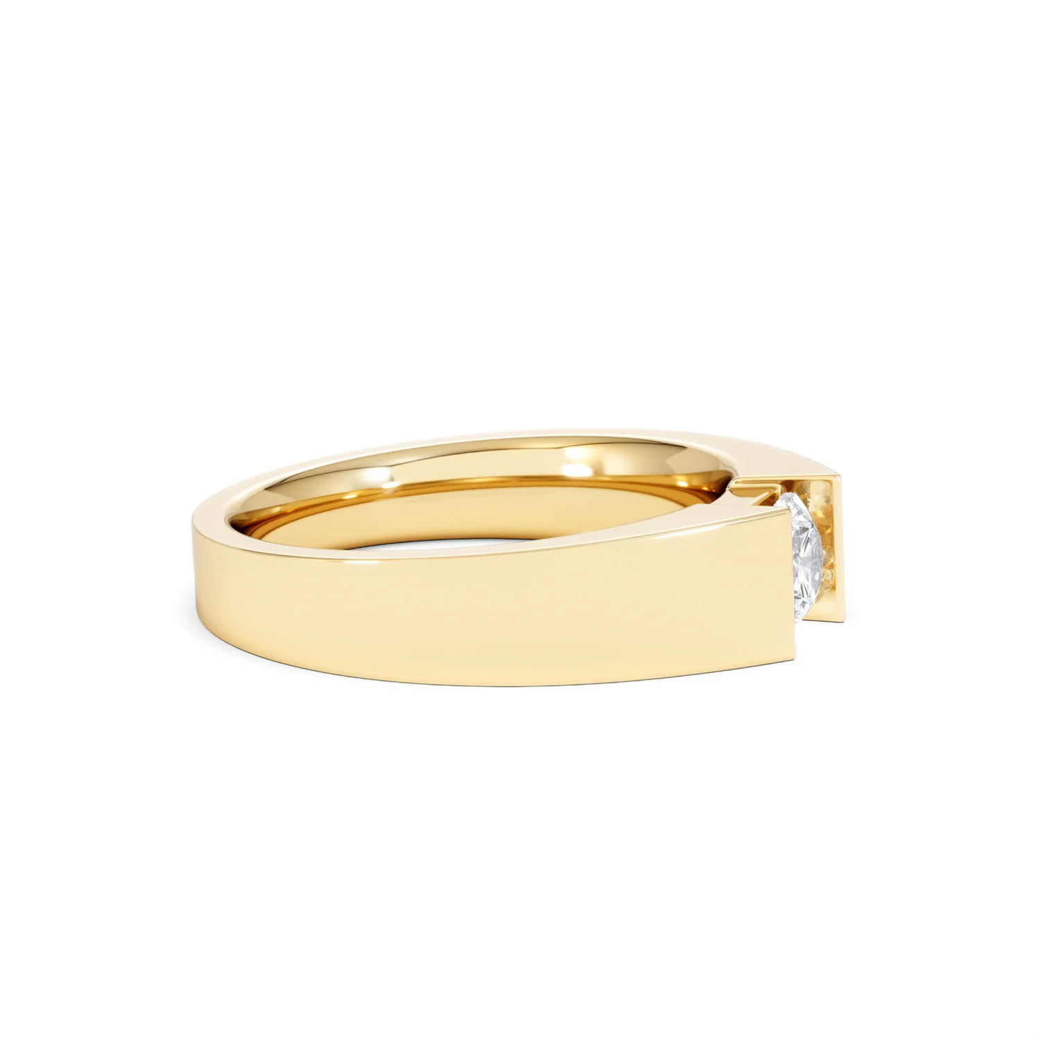 Jessica 0.50ct Round Cut Lab Diamond Solitaire Engagement Ring in 18K Gold Vermeil - Image 24