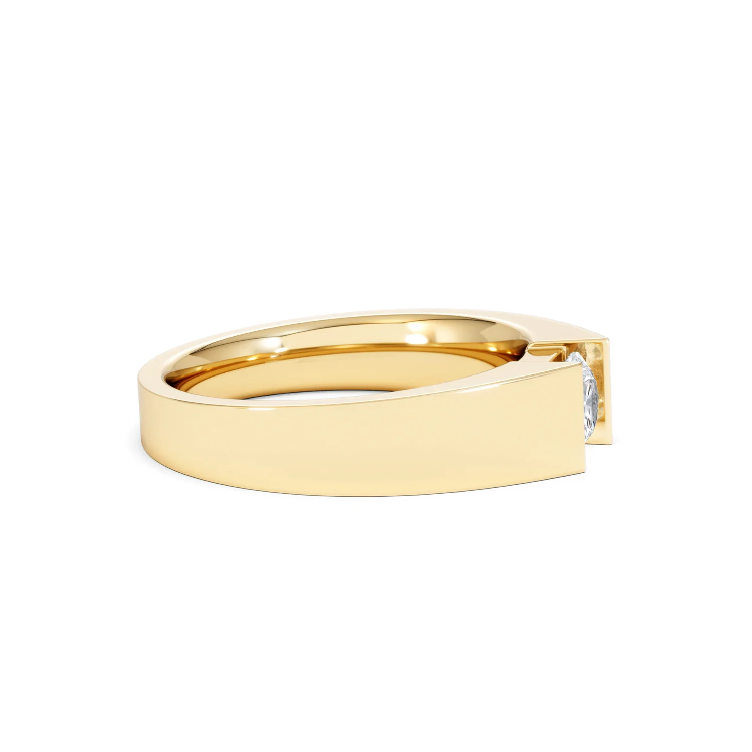Jessica 0.50ct Round Cut Lab Diamond Solitaire Engagement Ring in 18K Gold Vermeil - Image 25