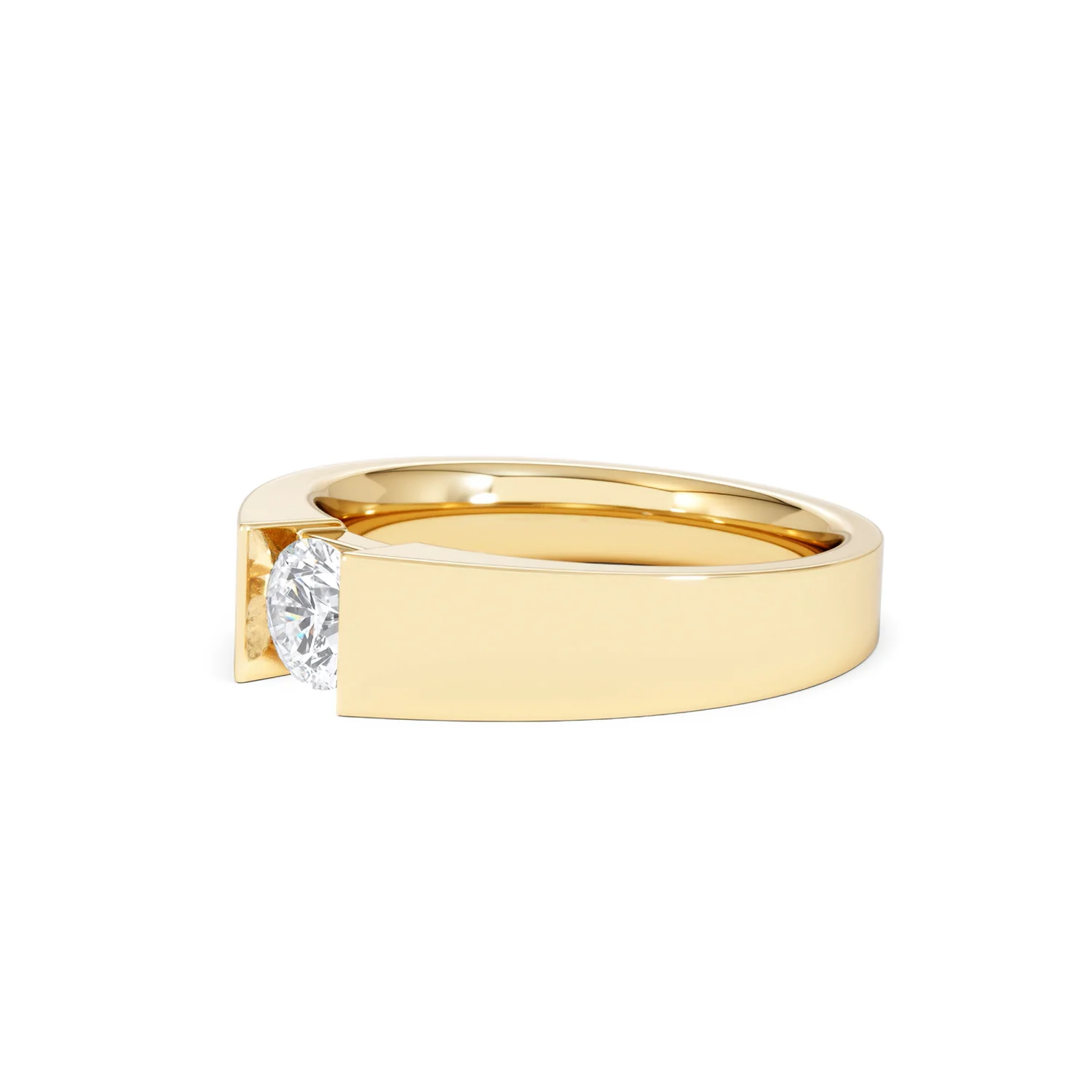 Jessica 0.50ct Round Cut Lab Diamond Solitaire Engagement Ring in 18K Gold Vermeil - Image 78