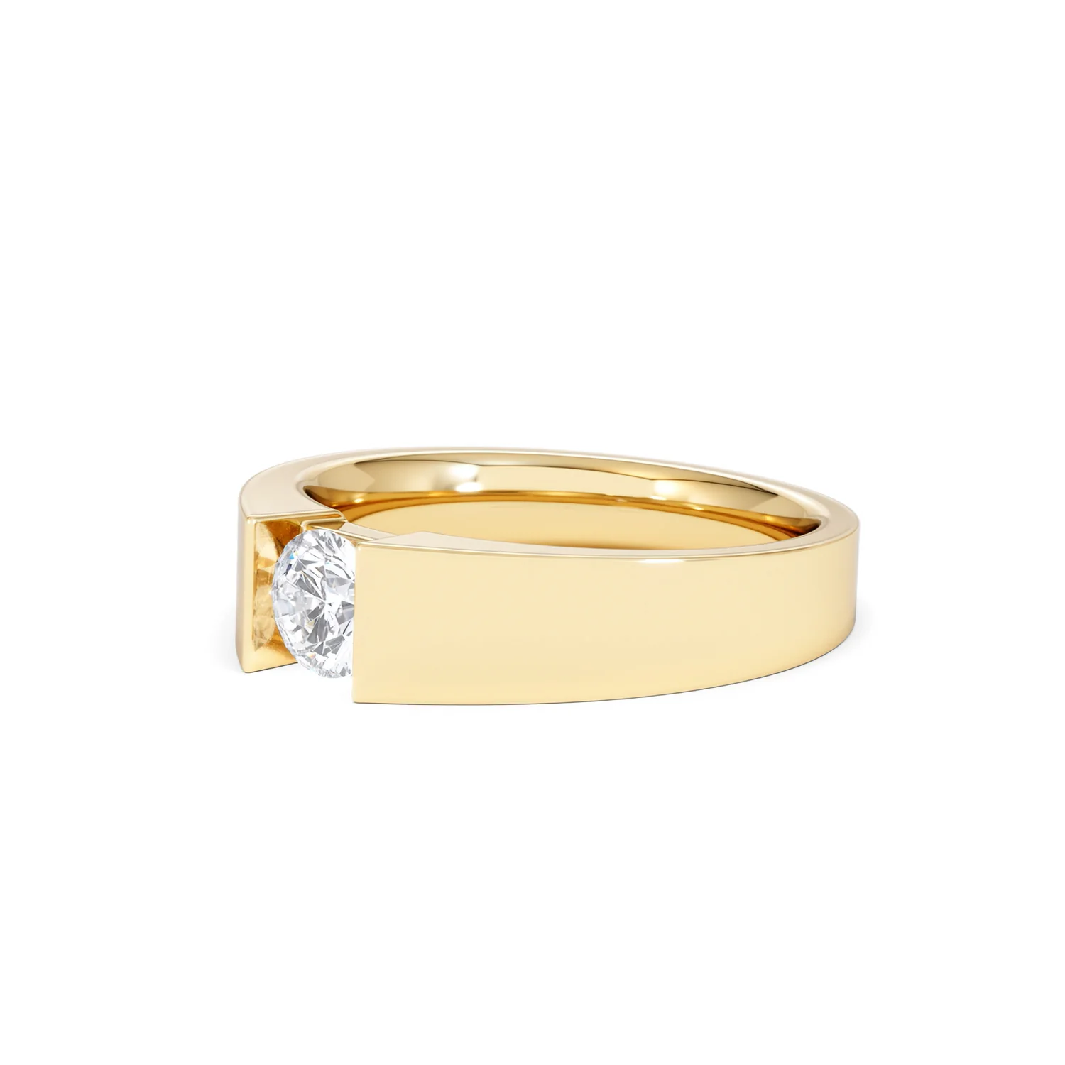 Jessica 0.50ct Round Cut Lab Diamond Solitaire Engagement Ring in 18K Gold Vermeil - Image 79