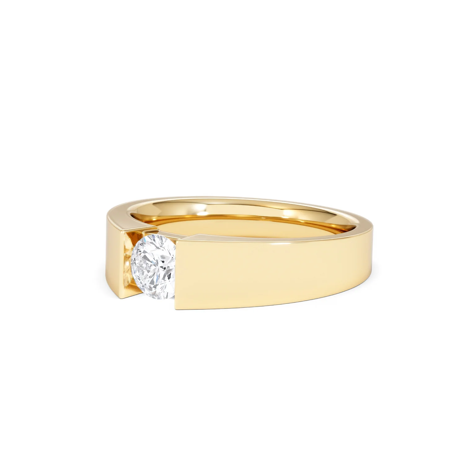 Jessica 0.50ct Round Cut Lab Diamond Solitaire Engagement Ring in 18K Gold Vermeil - Image 81