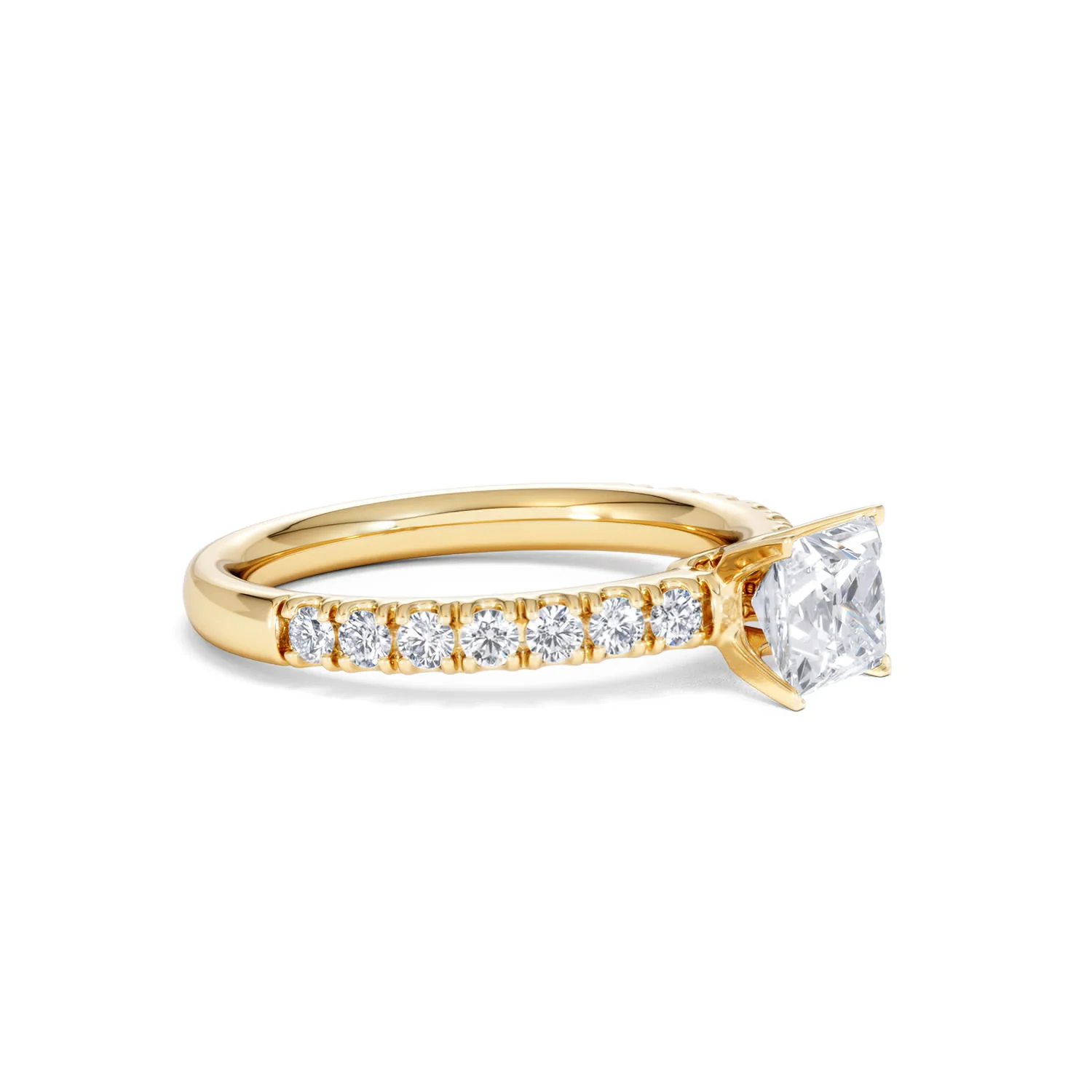 Katerina GIA Princess Diamond Engagement Ring 18K Gold 1.15ct G/SI2 - Image 20