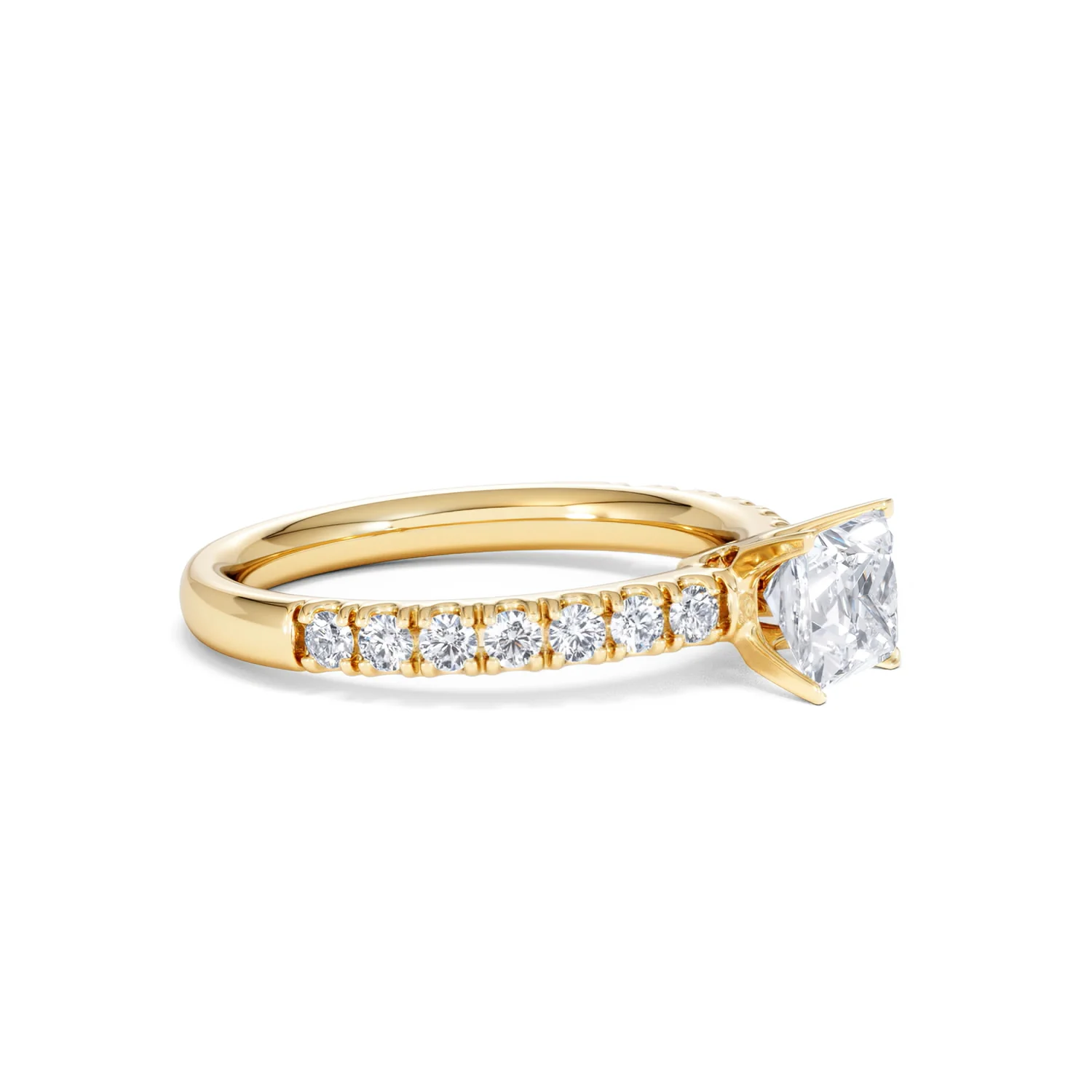 Katerina GIA Princess Diamond Engagement Ring 18K Gold 1.15ct G/SI2 - Image 21