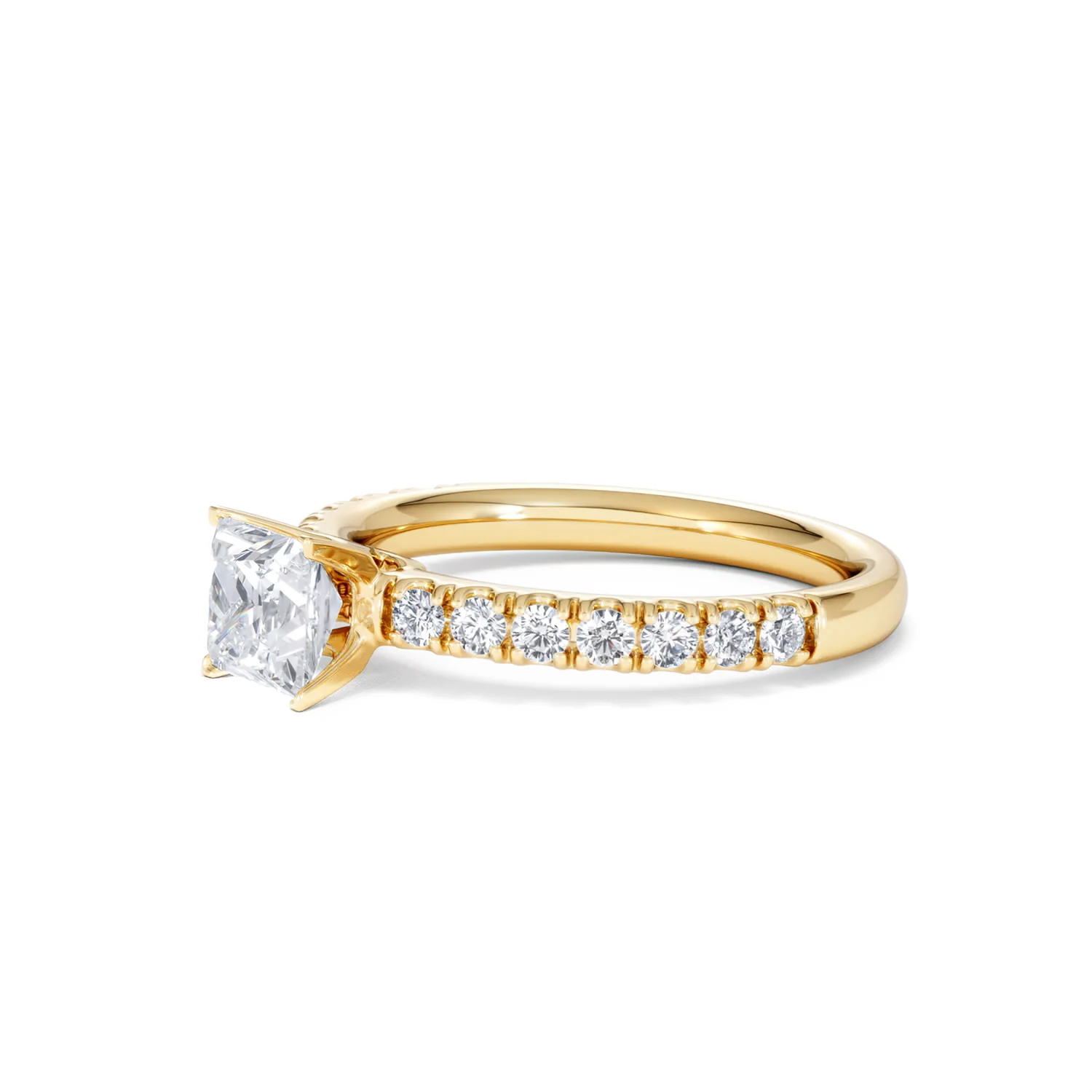 Katerina GIA Princess Diamond Engagement Ring 18K Gold 1.15ct G/SI2 - Image 76