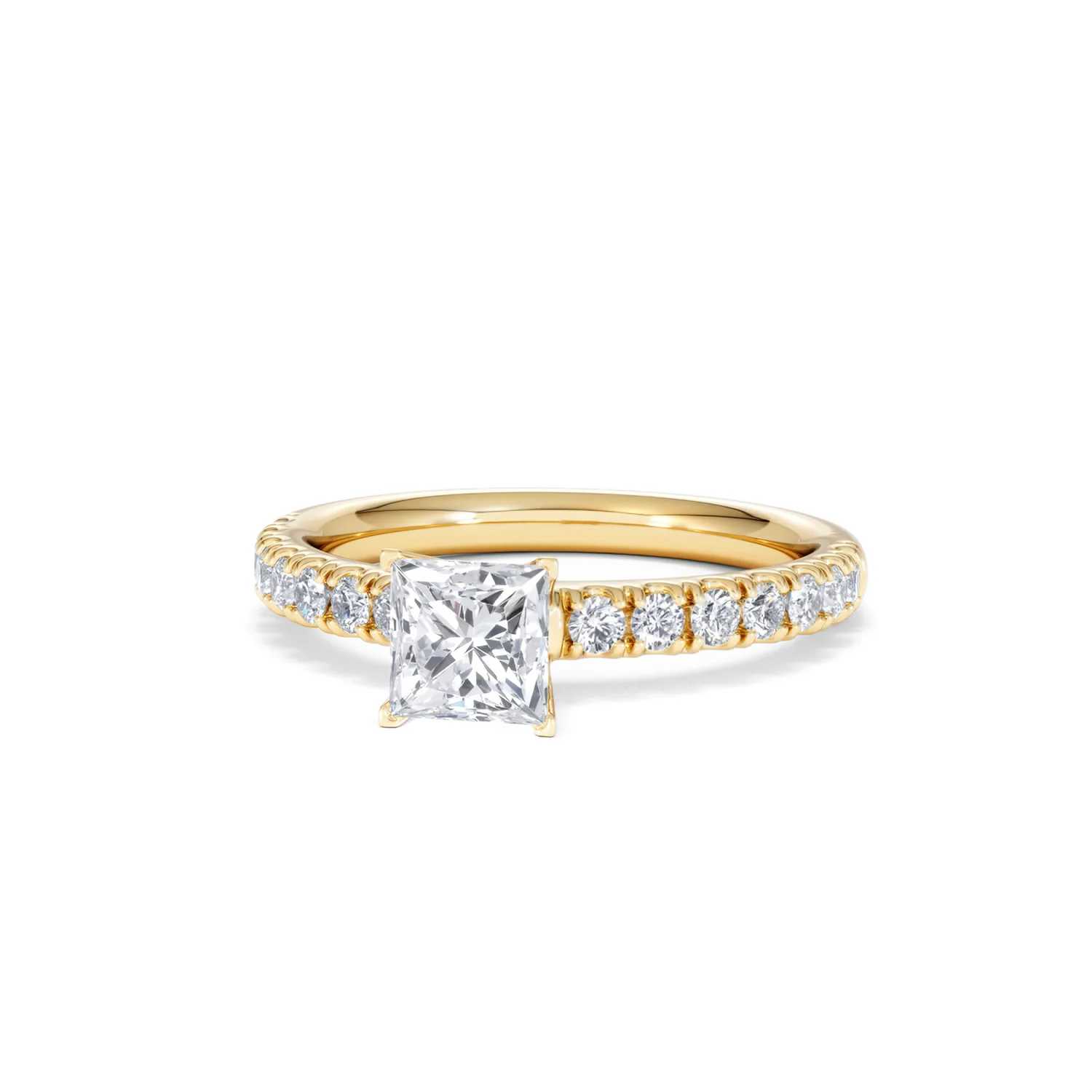 Katerina GIA Princess Diamond Engagement Ring 18K Gold 1.15ct G/SI2 - Image 85