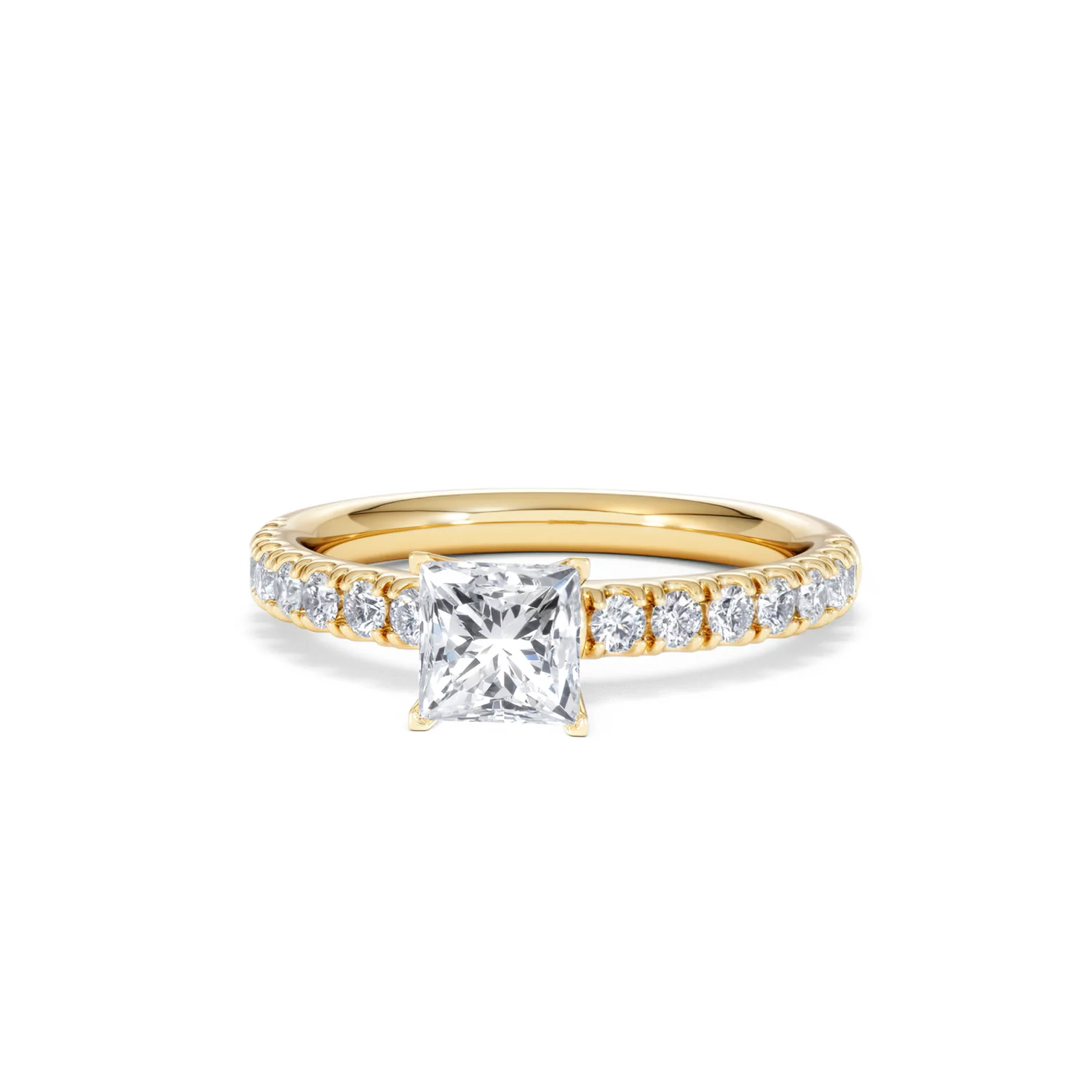 Katerina GIA Princess Diamond Engagement Ring 18K Gold 1.15ct G/SI2 - Image 86