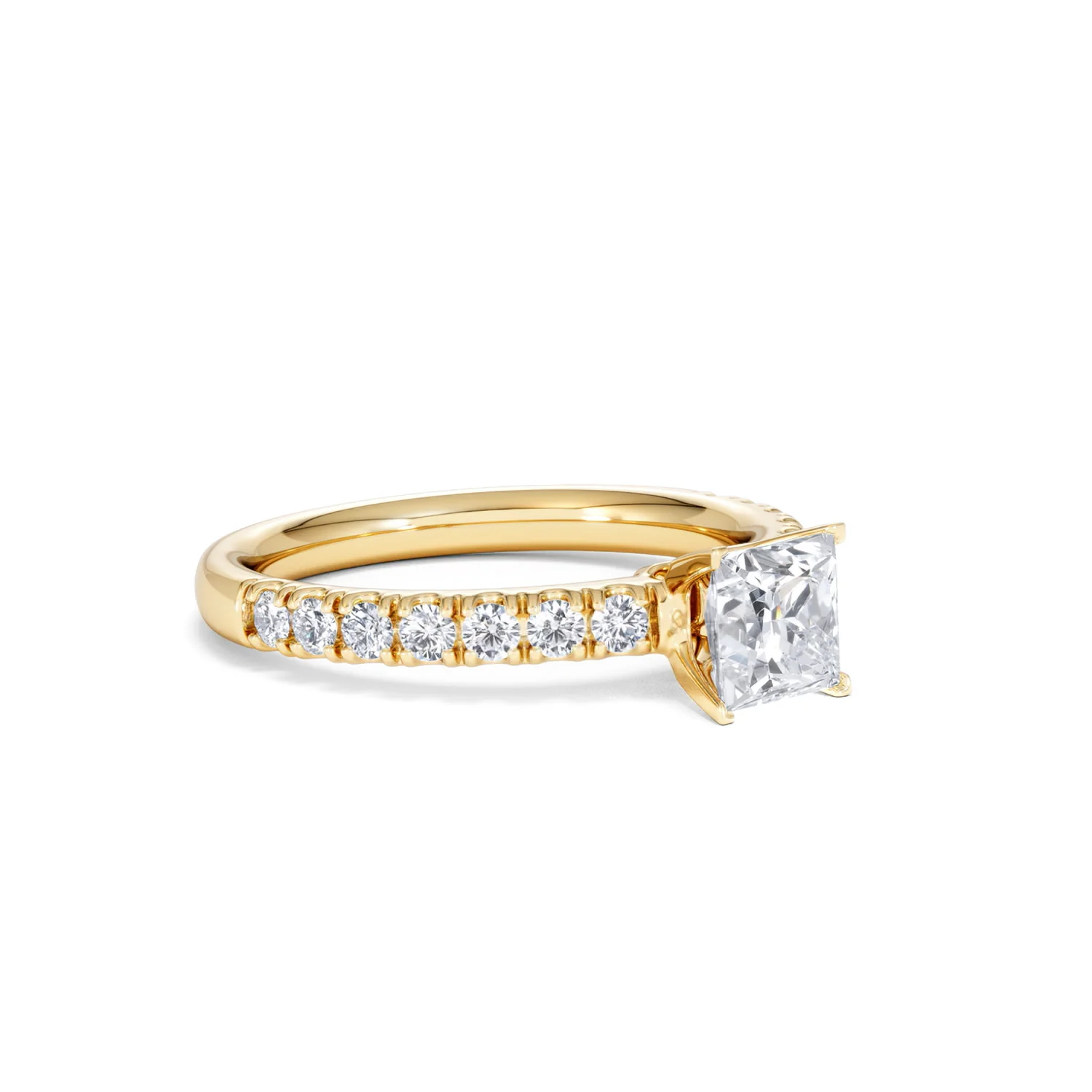 Katerina GIA Princess Diamond Engagement Ring 18K Gold 1.15ct G/VS1 - Image 15