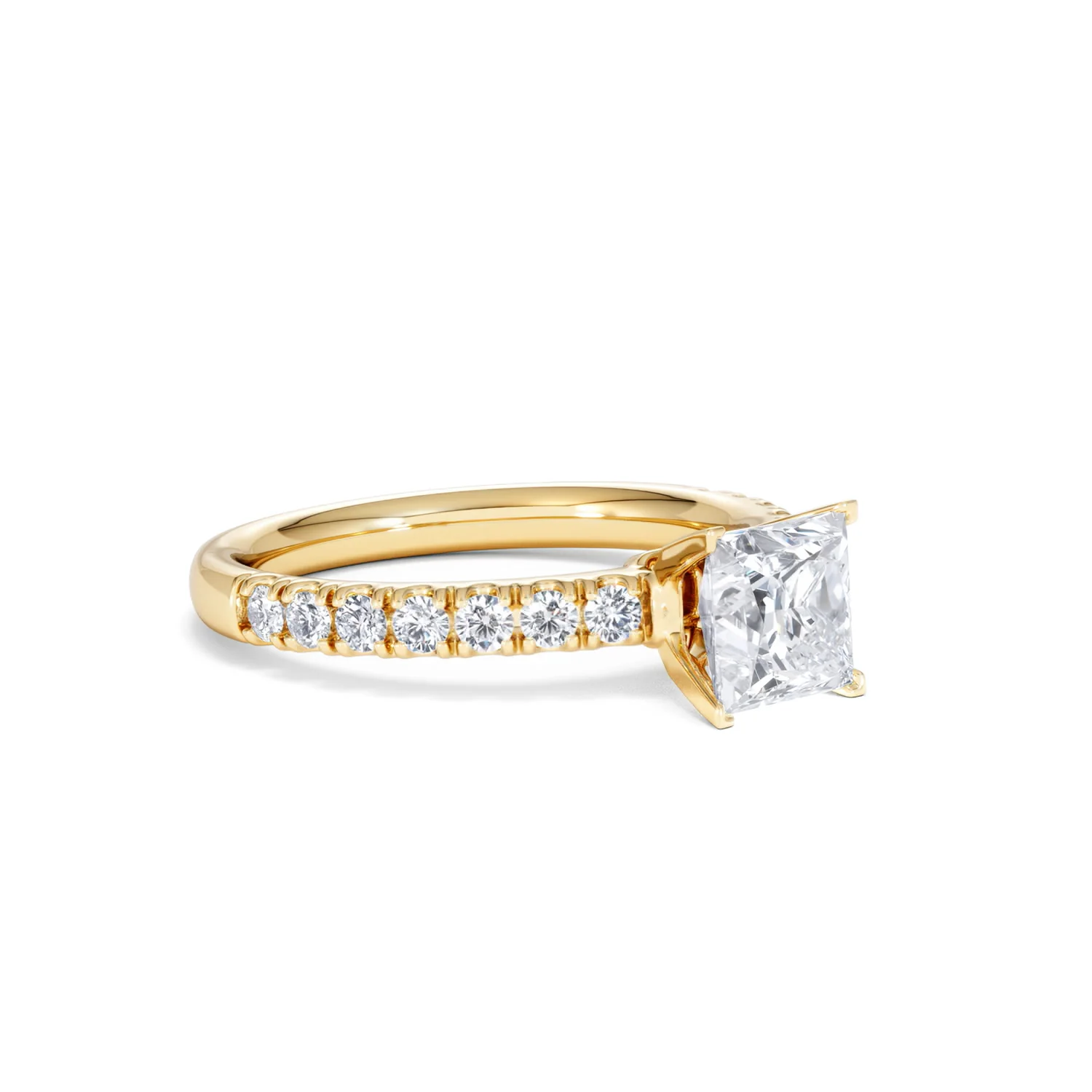 Katerina GIA Princess Diamond Engagement Ring 18K Gold 1.55ct G/SI2 - Image 17