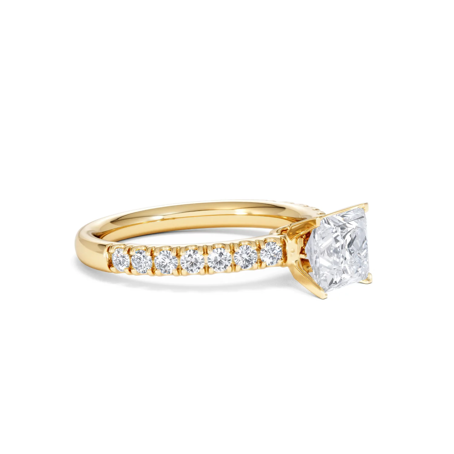 Katerina GIA Princess Diamond Engagement Ring 18K Gold 1.55ct G/SI2 - Image 19