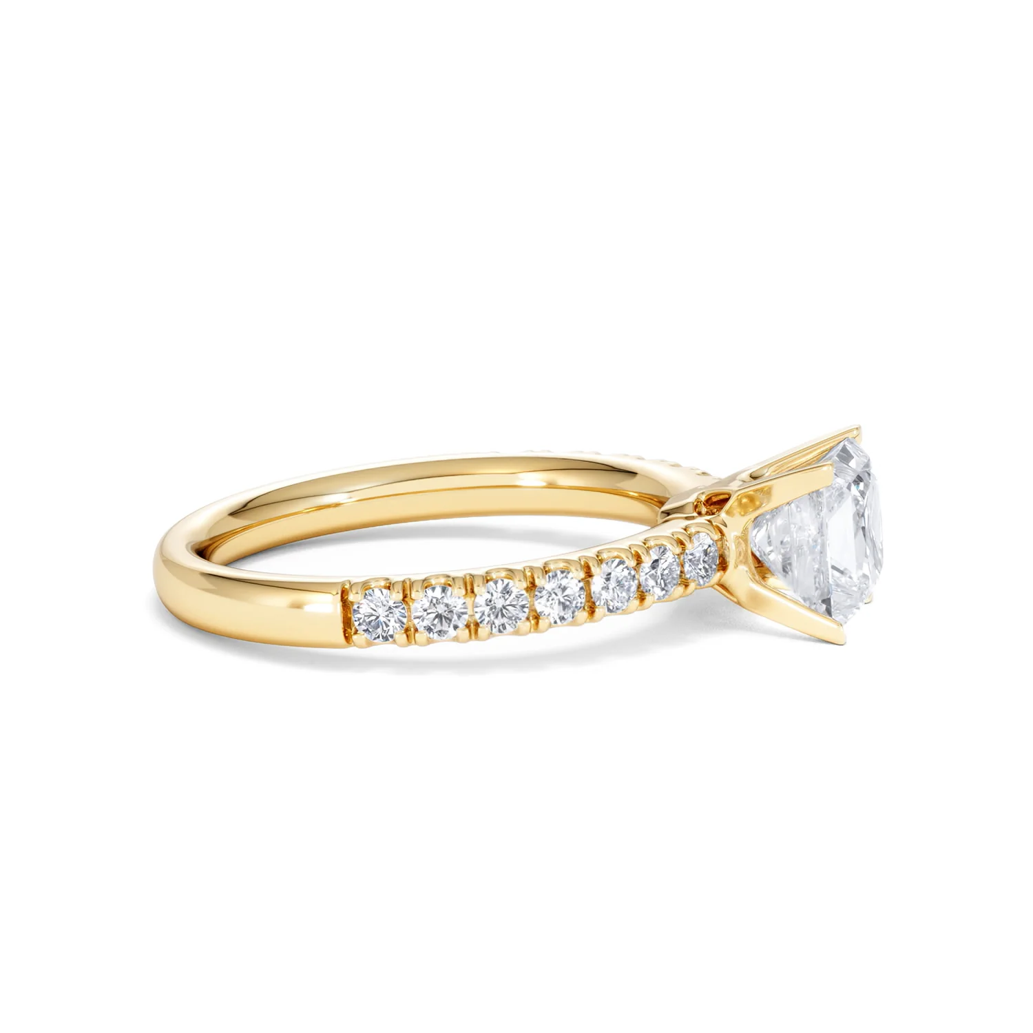 Katerina GIA Princess Diamond Engagement Ring 18K Gold 1.55ct G/SI2 - Image 25