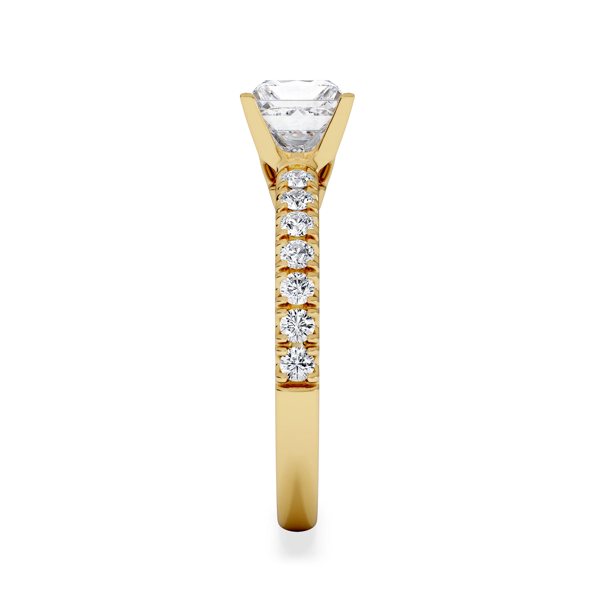 Katerina GIA Princess Diamond Engagement Ring 18K Gold 1.55ct G/SI2 - Image 5