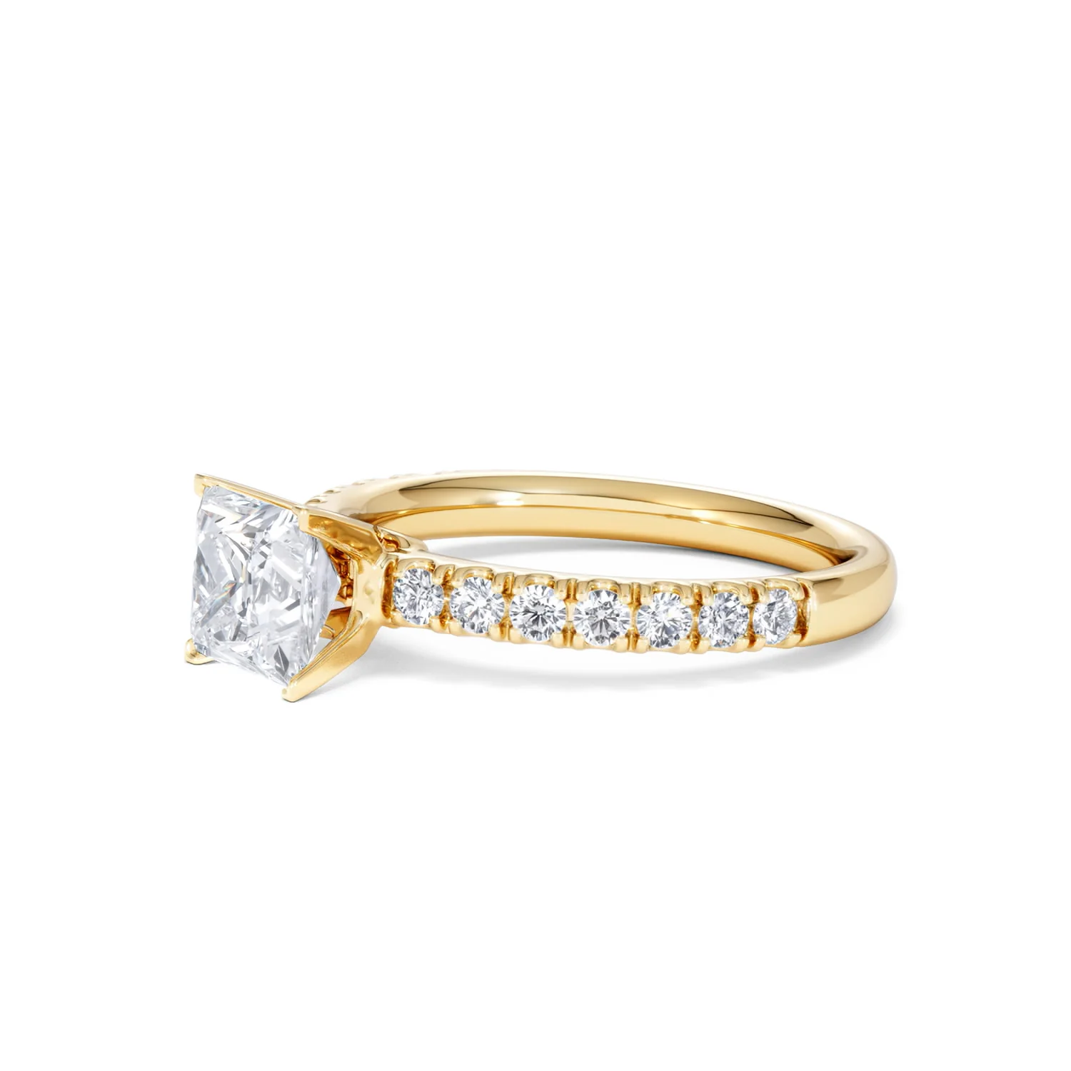 Katerina GIA Princess Diamond Engagement Ring 18K Gold 1.55ct G/SI2 - Image 76