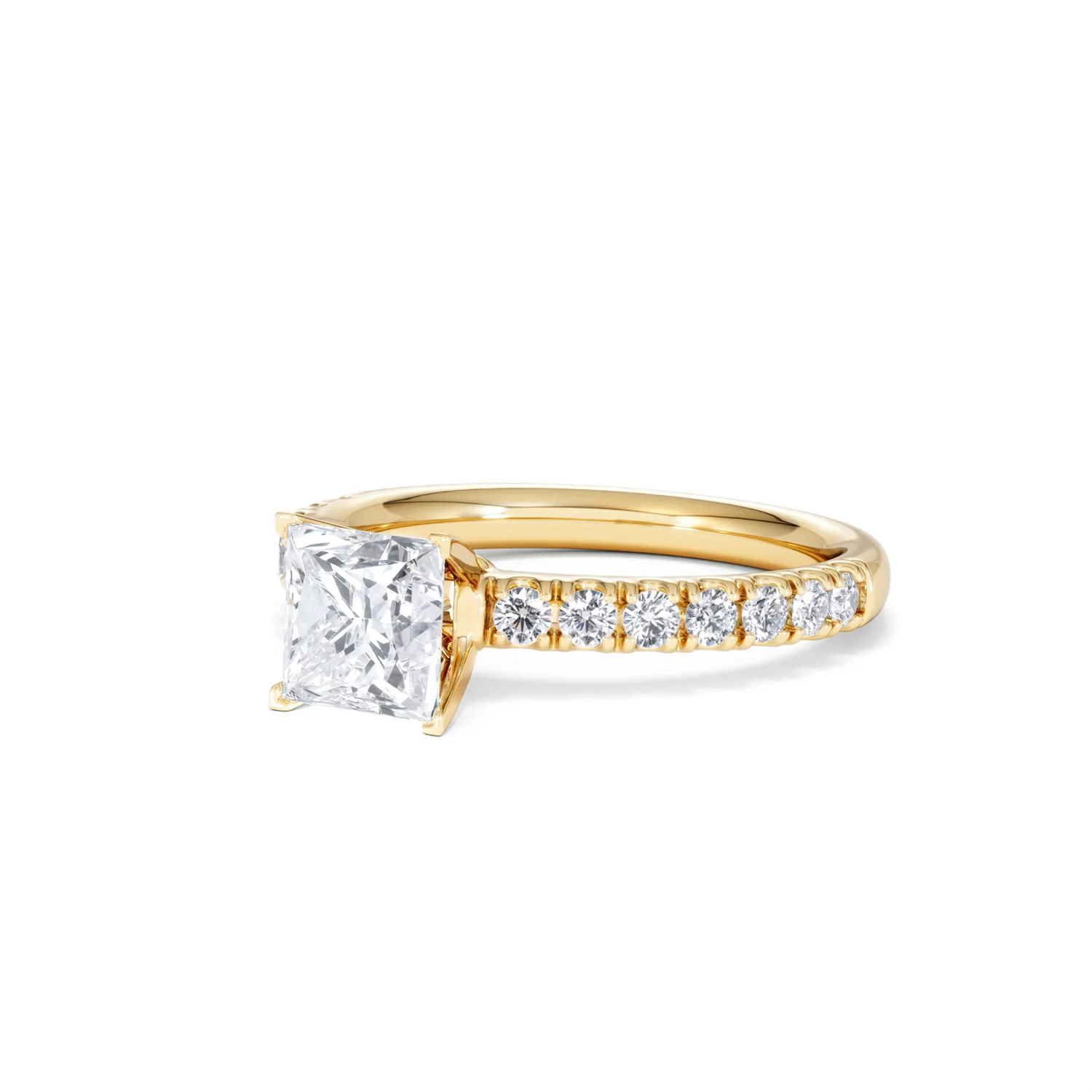 Katerina GIA Princess Diamond Engagement Ring 18K Gold 1.55ct G/SI2 - Image 81