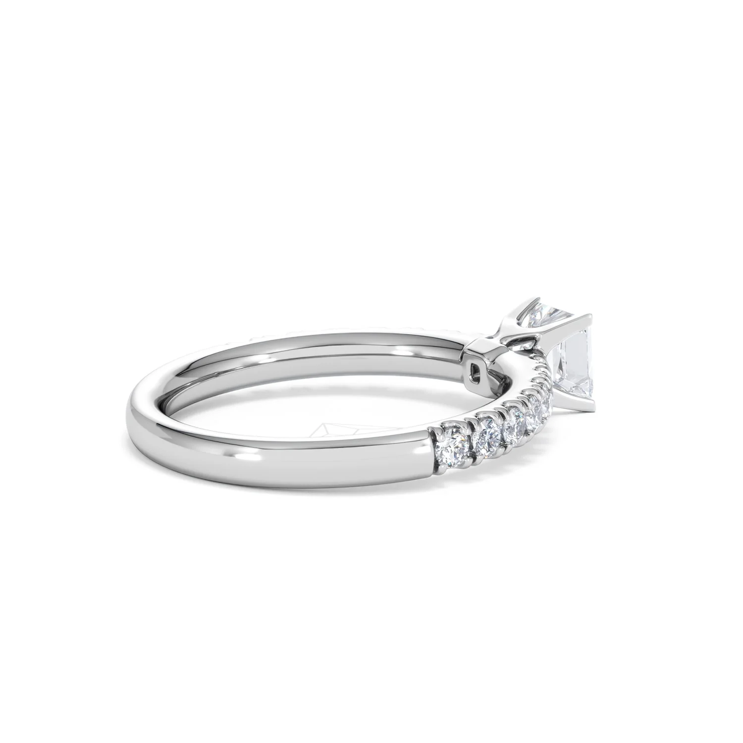 Katerina Princess Diamond Engagement Ring 18KW Gold 0.85ct G/SI2 - Image 35