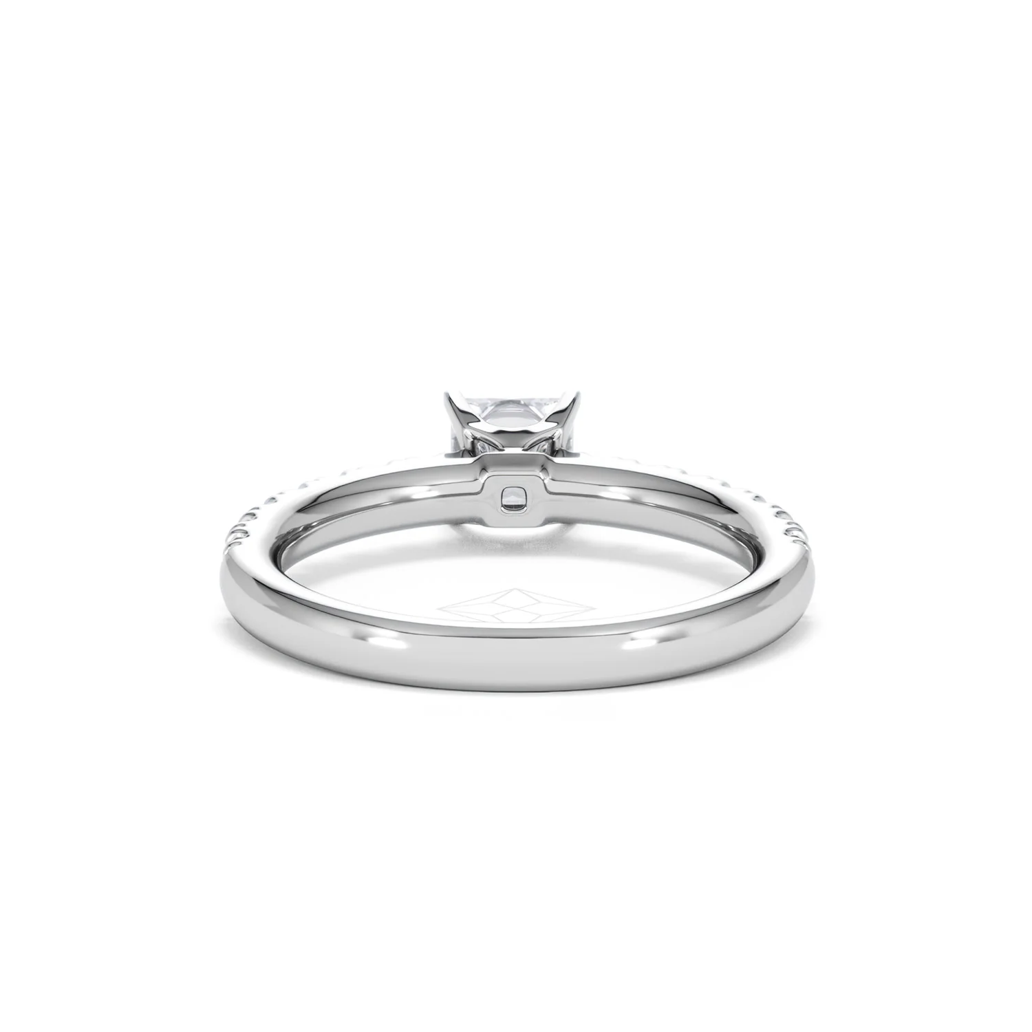 Katerina Princess Diamond Engagement Ring 18KW Gold 0.85ct G/SI2 - Image 48