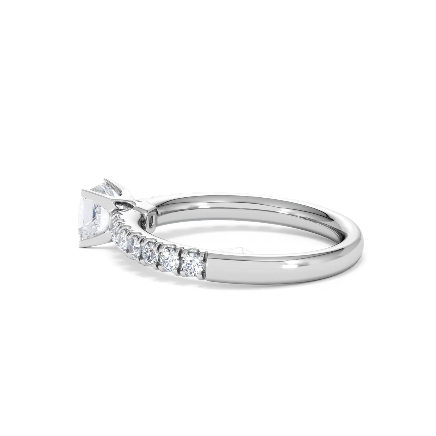 Katerina Princess Diamond Engagement Ring 18KW Gold 0.85ct G/SI2 - Image 63