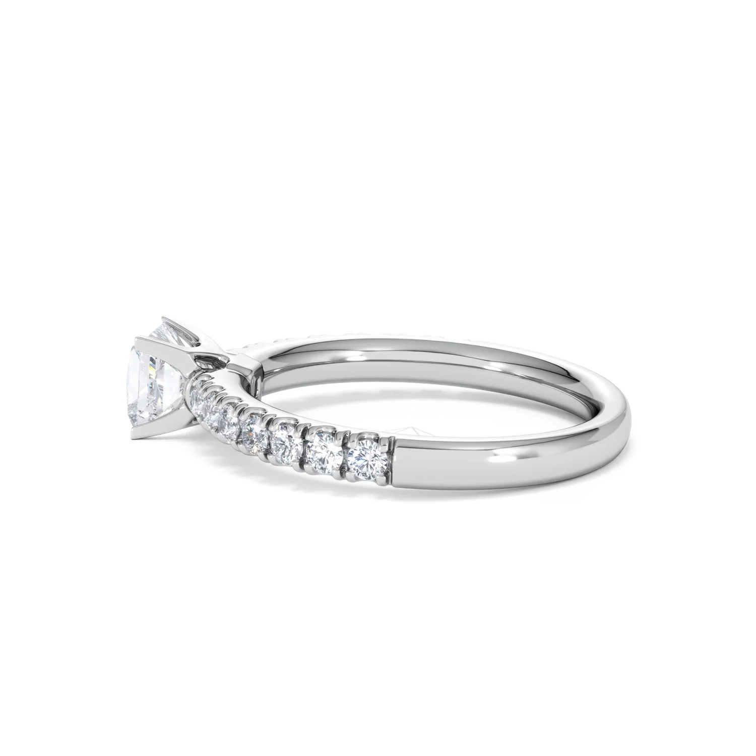 Katerina Princess Diamond Engagement Ring 18KW Gold 0.85ct G/SI2 - Image 65