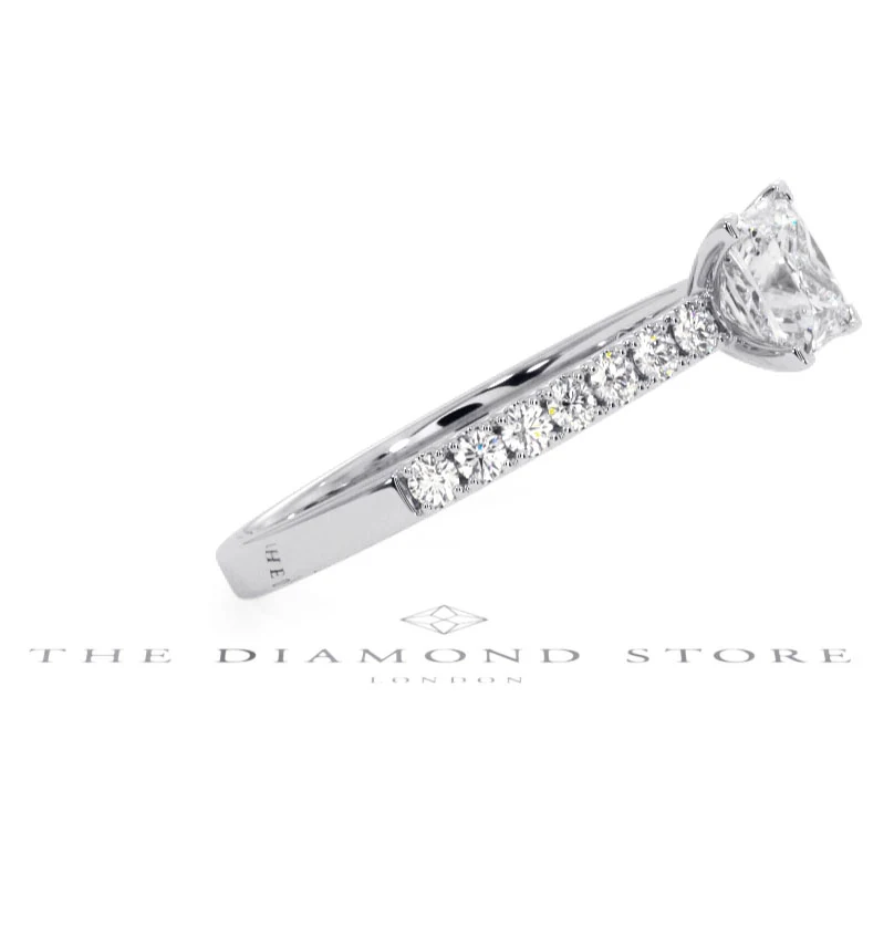 Katerina GIA Princess Diamond Engagement Ring 18KW Gold 1.15ct G/SI2 - Image 103