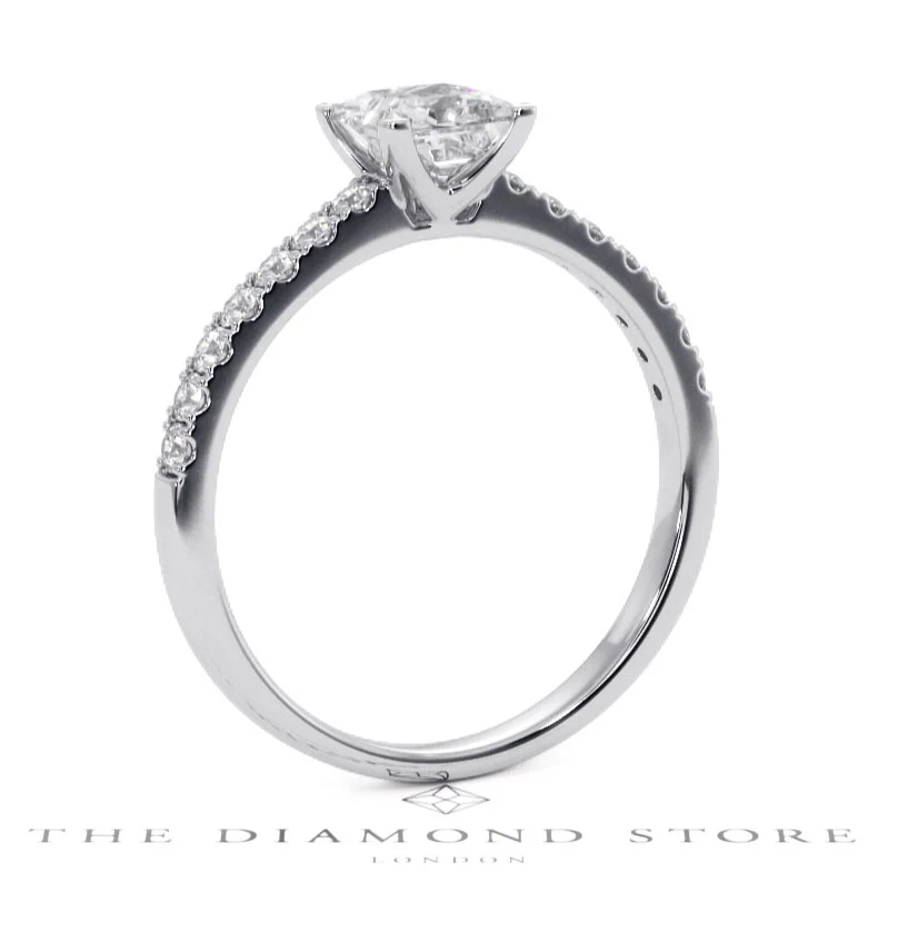 Katerina GIA Princess Diamond Engagement Ring 18KW Gold 1.15ct G/SI2 - Image 134