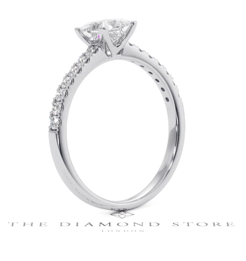 Katerina GIA Princess Diamond Engagement Ring 18KW Gold 1.15ct G/SI2 - Image 137