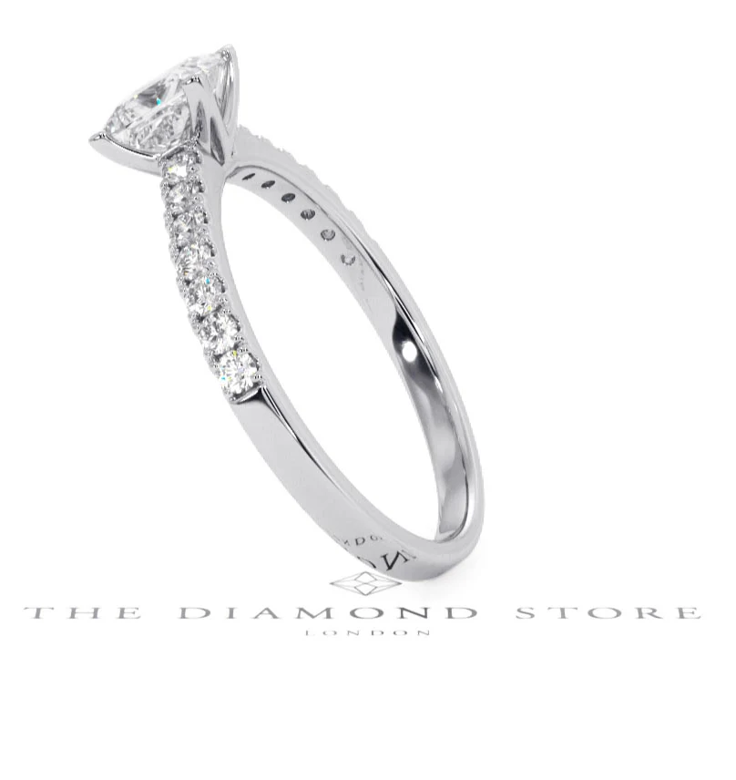 Katerina GIA Princess Diamond Engagement Ring 18KW Gold 1.15ct G/SI2 - Image 145