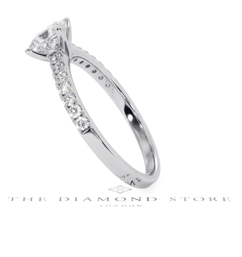 Katerina GIA Princess Diamond Engagement Ring 18KW Gold 1.15ct G/SI2 - Image 146