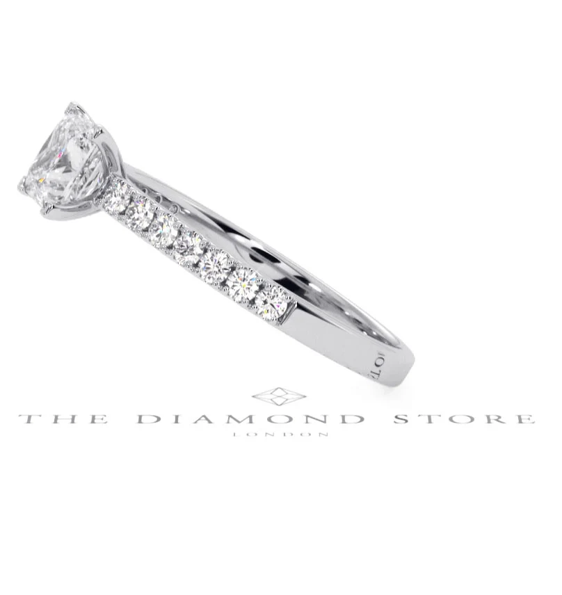 Katerina GIA Princess Diamond Engagement Ring 18KW Gold 1.15ct G/SI2 - Image 152
