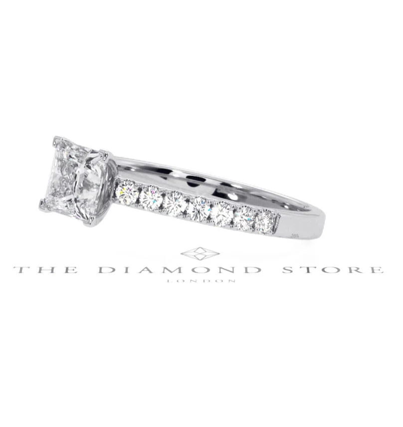 Katerina GIA Princess Diamond Engagement Ring 18KW Gold 1.15ct G/SI2 - Image 158