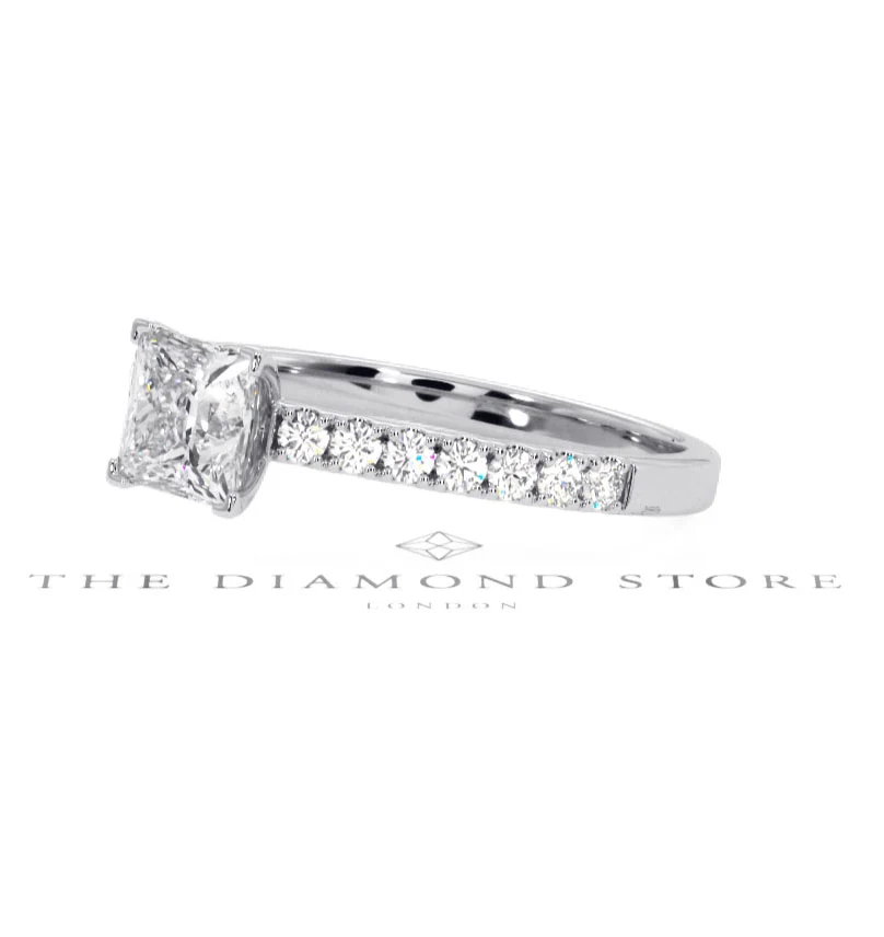 Katerina GIA Princess Diamond Engagement Ring 18KW Gold 1.15ct G/SI2 - Image 159