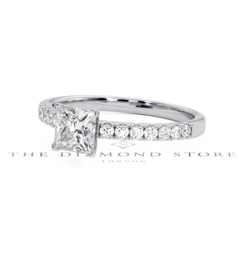 Katerina GIA Princess Diamond Engagement Ring 18KW Gold 1.15ct G/SI2 - Image 162