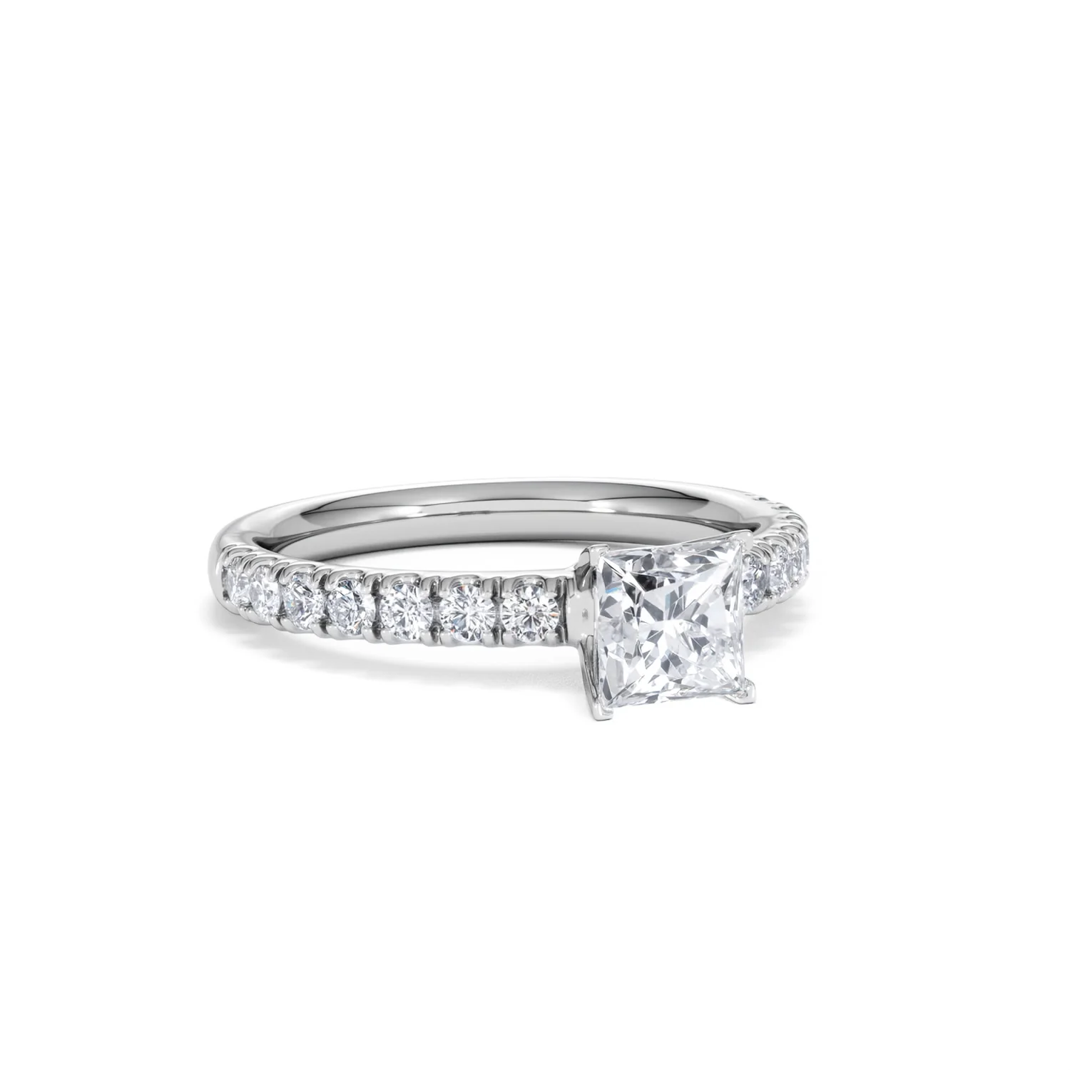 Katerina GIA Princess Diamond Engagement Ring 18KW Gold 1.15ct G/SI2 - Image 17