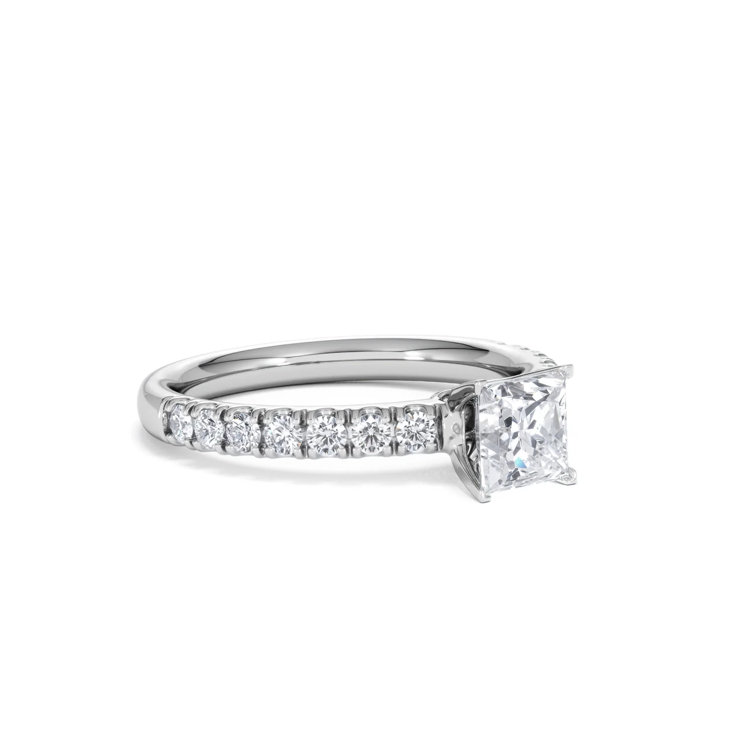 Katerina GIA Princess Diamond Engagement Ring 18KW Gold 1.15ct G/SI2 - Image 20
