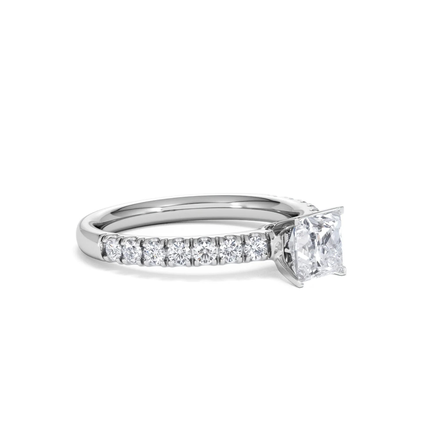 Katerina GIA Princess Diamond Engagement Ring 18KW Gold 1.15ct G/SI2 - Image 22