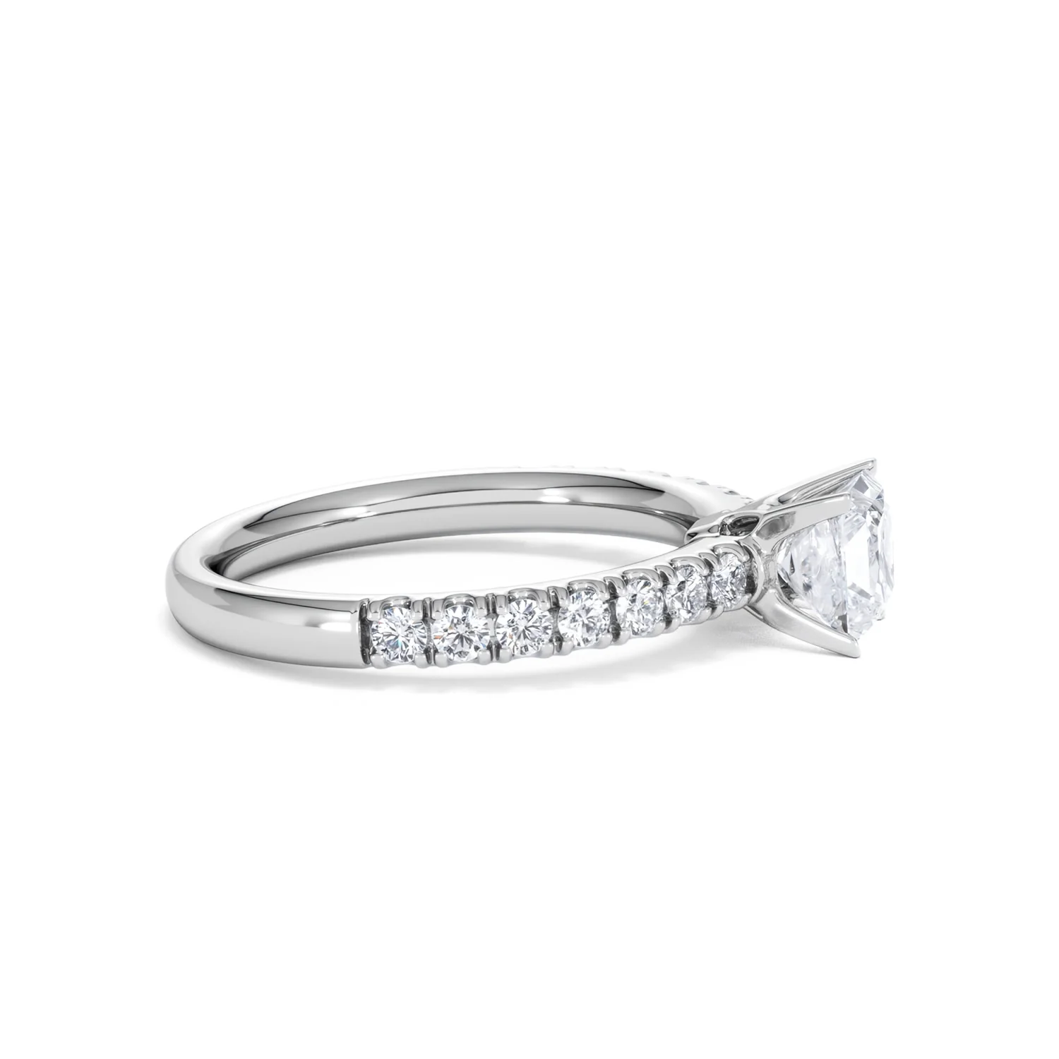 Katerina GIA Princess Diamond Engagement Ring 18KW Gold 1.15ct G/SI2 - Image 29