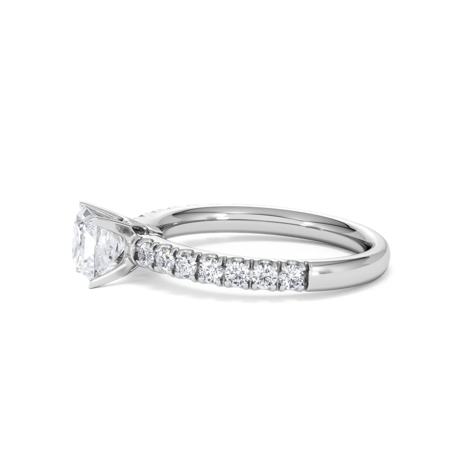 Katerina GIA Princess Diamond Engagement Ring 18KW Gold 1.15ct G/SI2 - Image 75