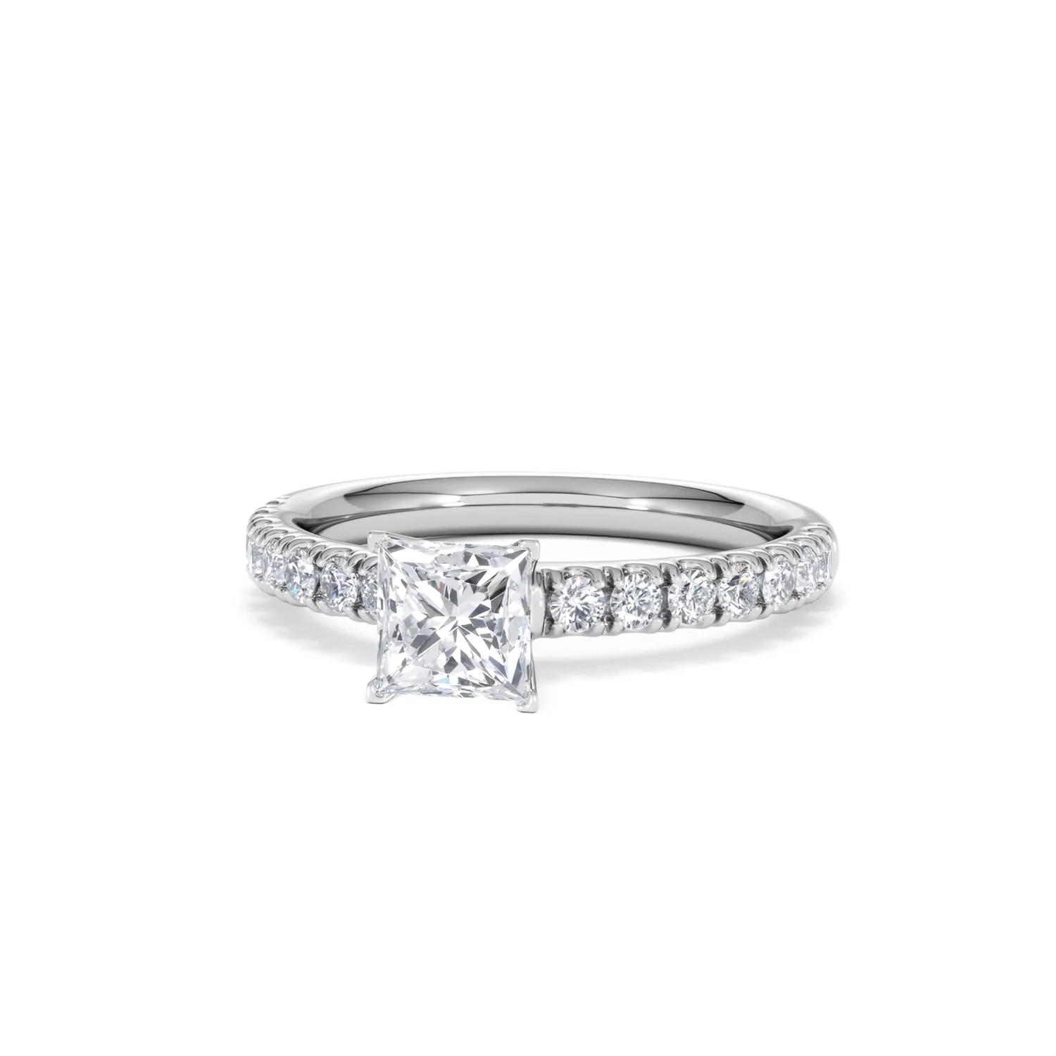 Katerina GIA Princess Diamond Engagement Ring 18KW Gold 1.15ct G/SI2 - Image 89