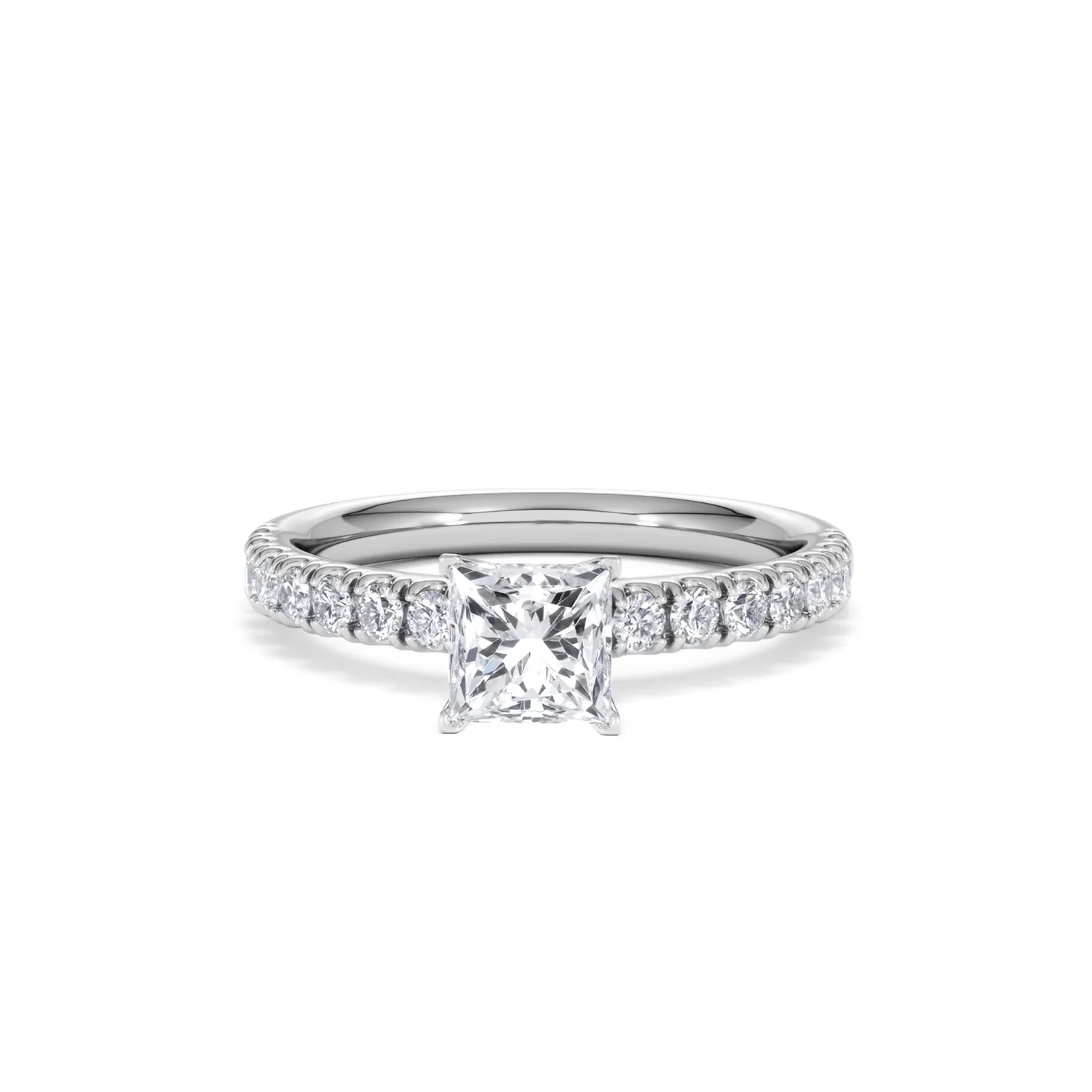 Katerina GIA Princess Diamond Engagement Ring 18KW Gold 1.15ct G/SI2 - Image 91