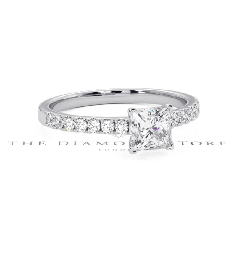 Katerina GIA Princess Diamond Engagement Ring 18KW Gold 1.15ct G/SI2 - Image 92
