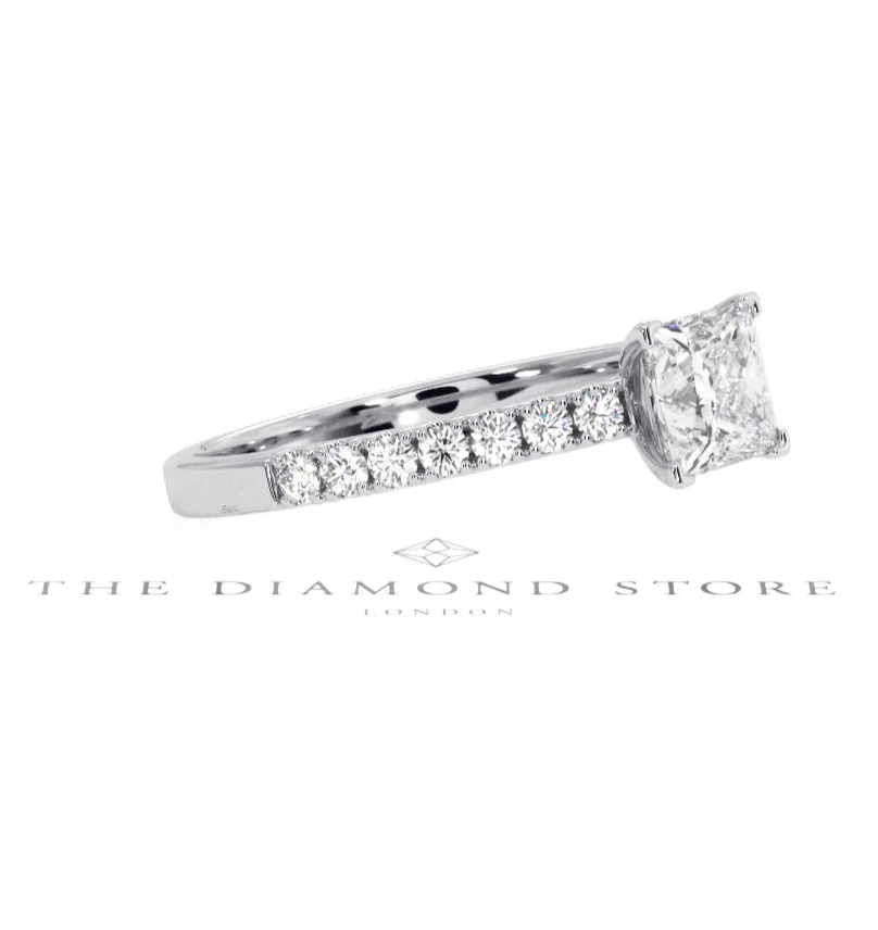 Katerina GIA Princess Diamond Engagement Ring 18KW Gold 1.15ct G/SI2 - Image 98