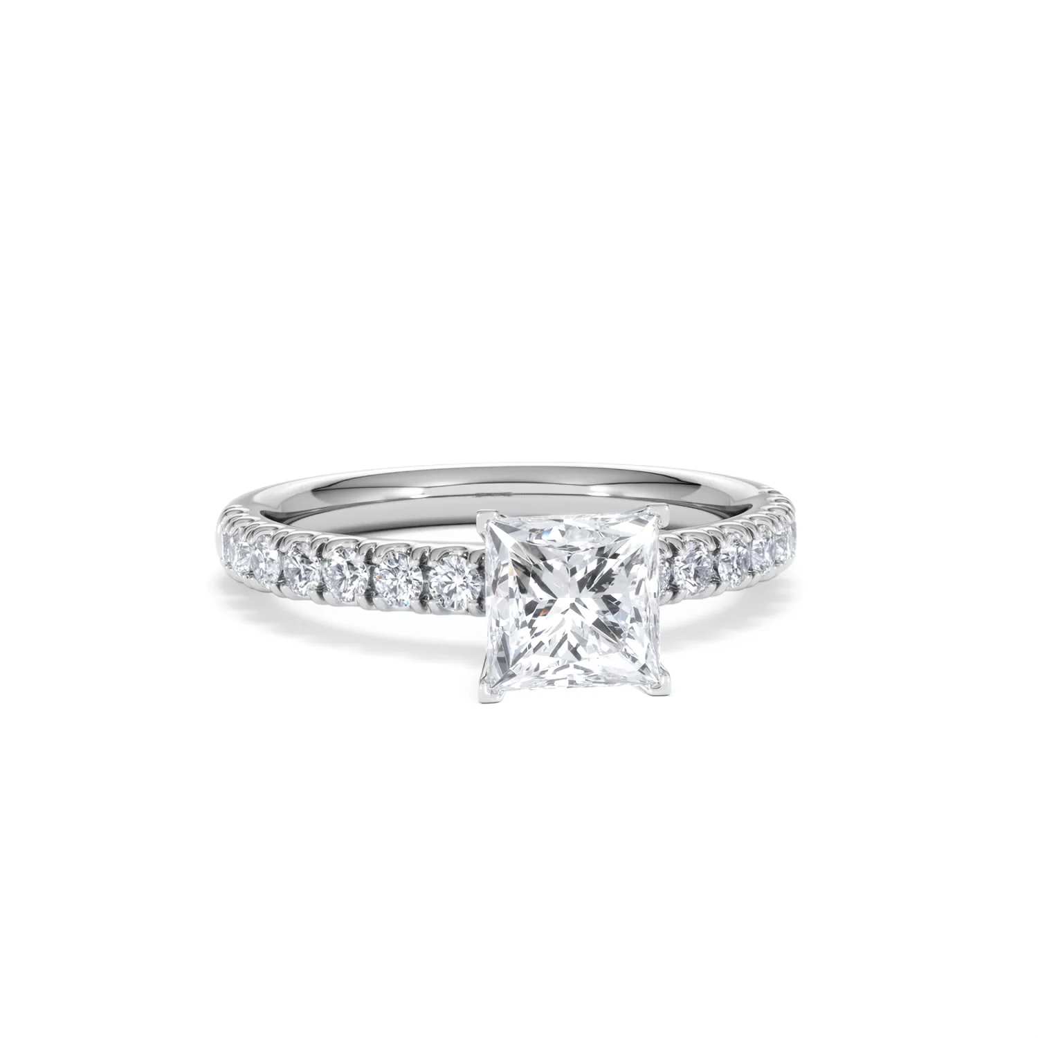 Katerina GIA Princess Diamond Engagement Ring 18KW Gold 1.55ct G/SI2 - Image 10