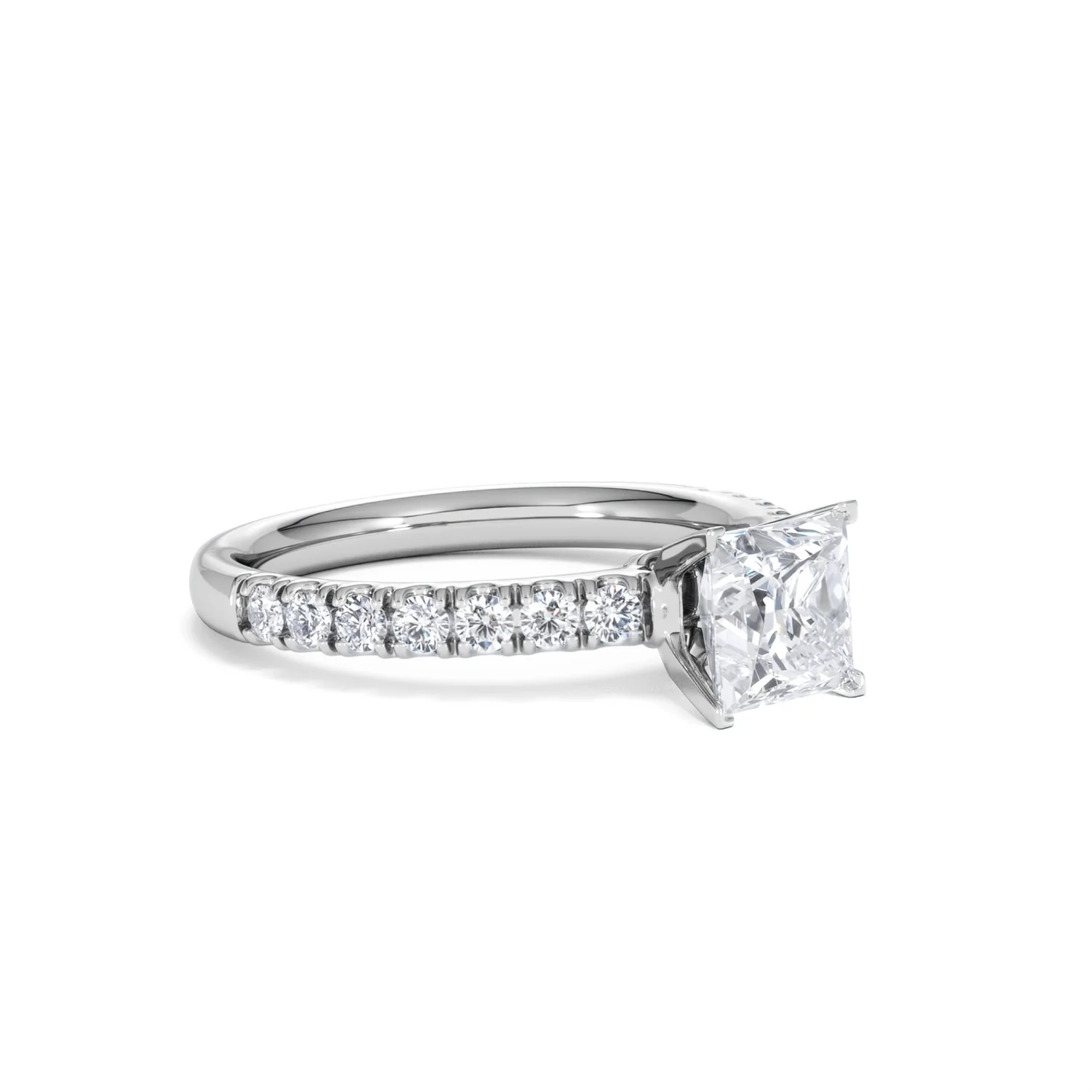 Katerina GIA Princess Diamond Engagement Ring 18KW Gold 1.55ct G/SI2 - Image 17