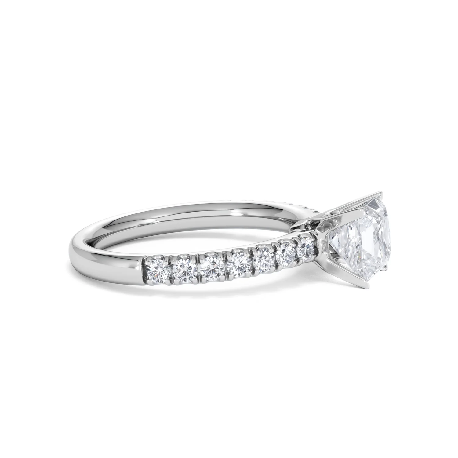 Katerina GIA Princess Diamond Engagement Ring 18KW Gold 1.55ct G/SI2 - Image 24