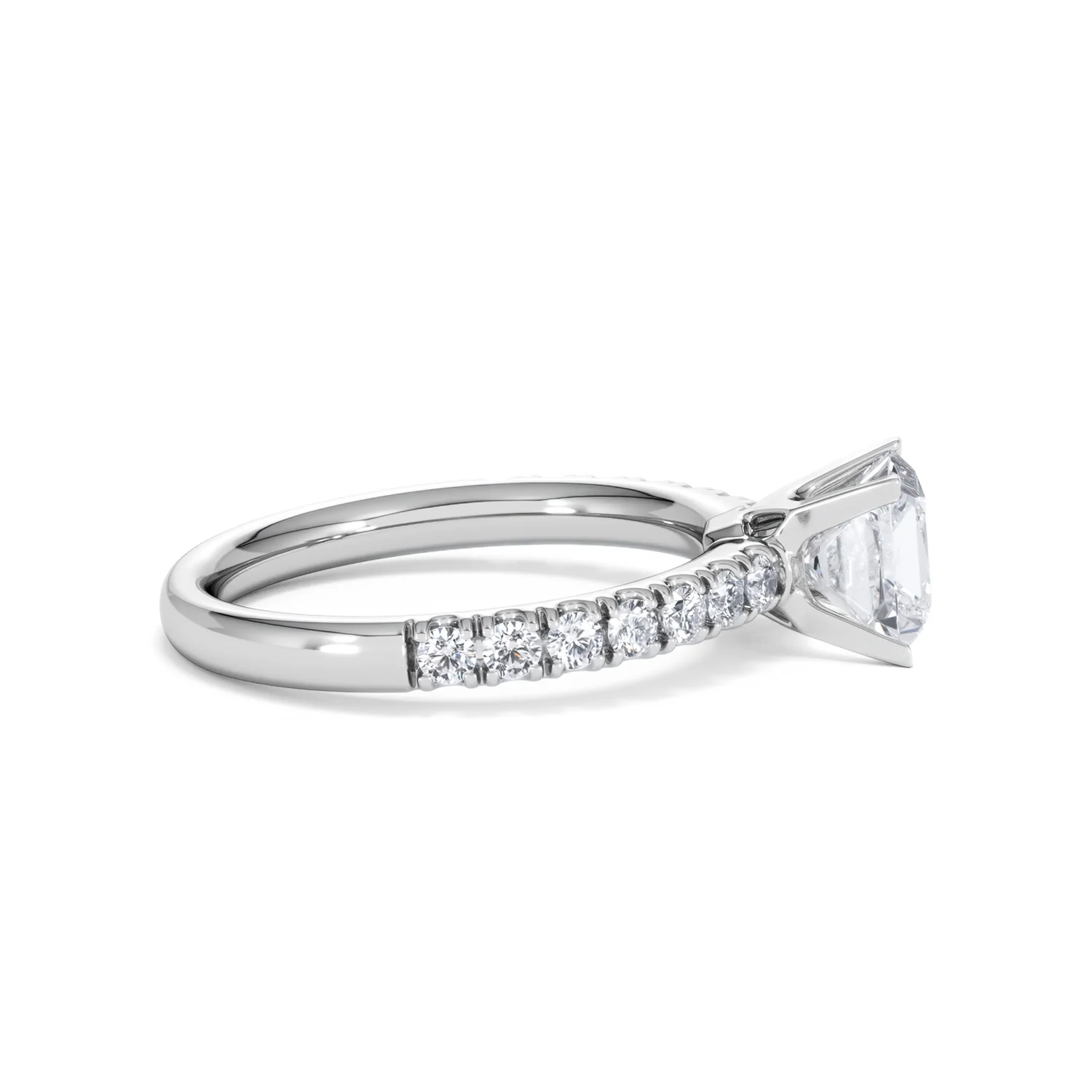 Katerina GIA Princess Diamond Engagement Ring 18KW Gold 1.55ct G/SI2 - Image 27
