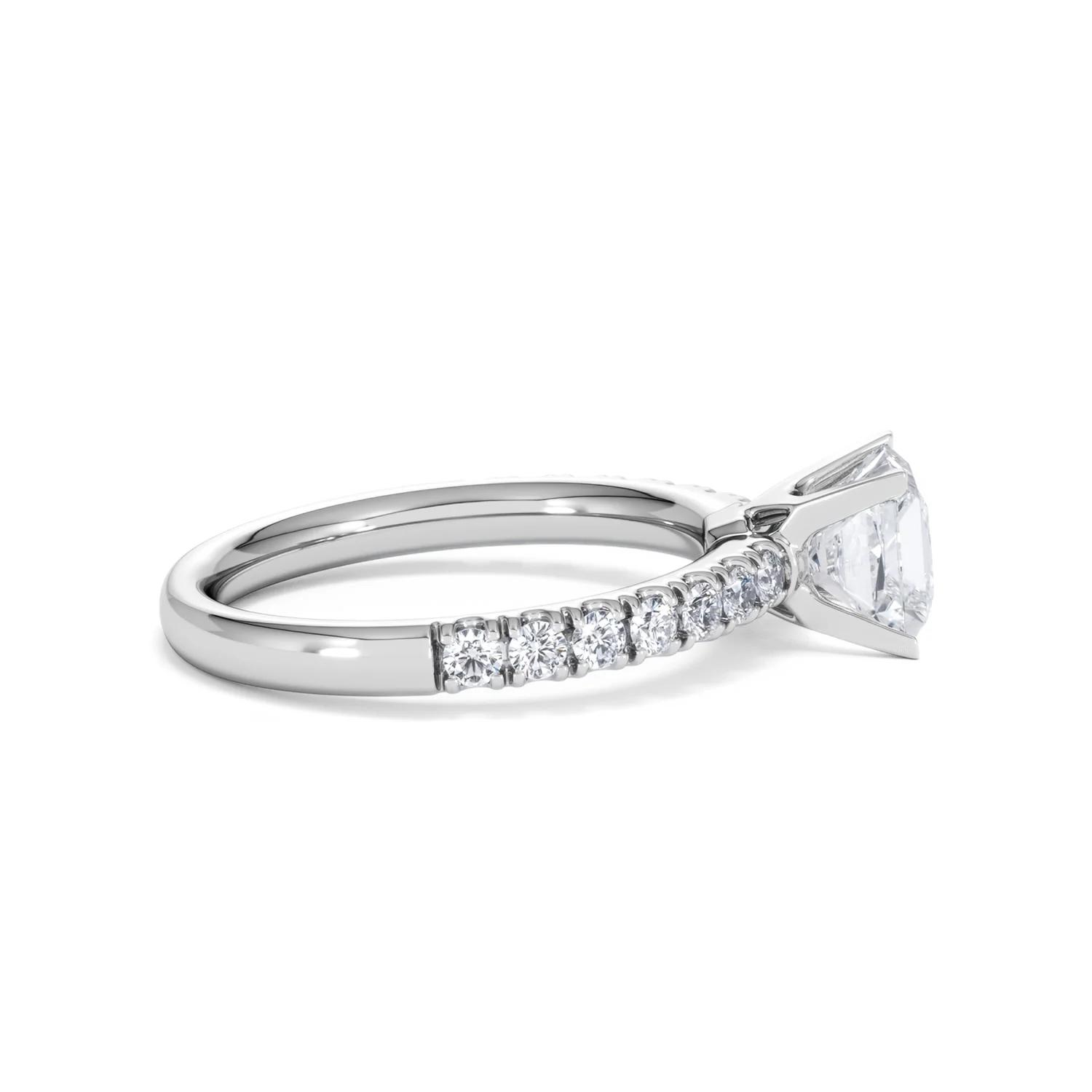 Katerina GIA Princess Diamond Engagement Ring 18KW Gold 1.55ct G/SI2 - Image 28