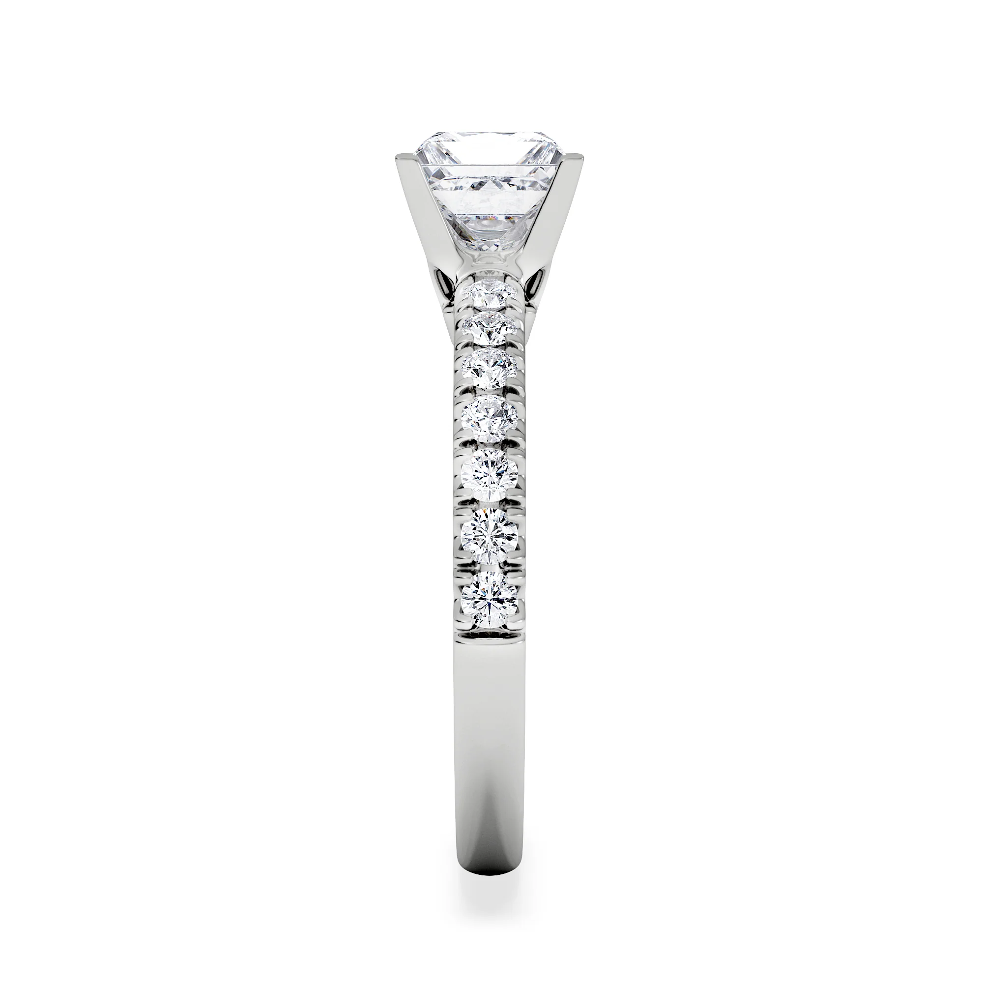 Katerina GIA Princess Diamond Engagement Ring 18KW Gold 1.55ct G/SI2 - Image 5