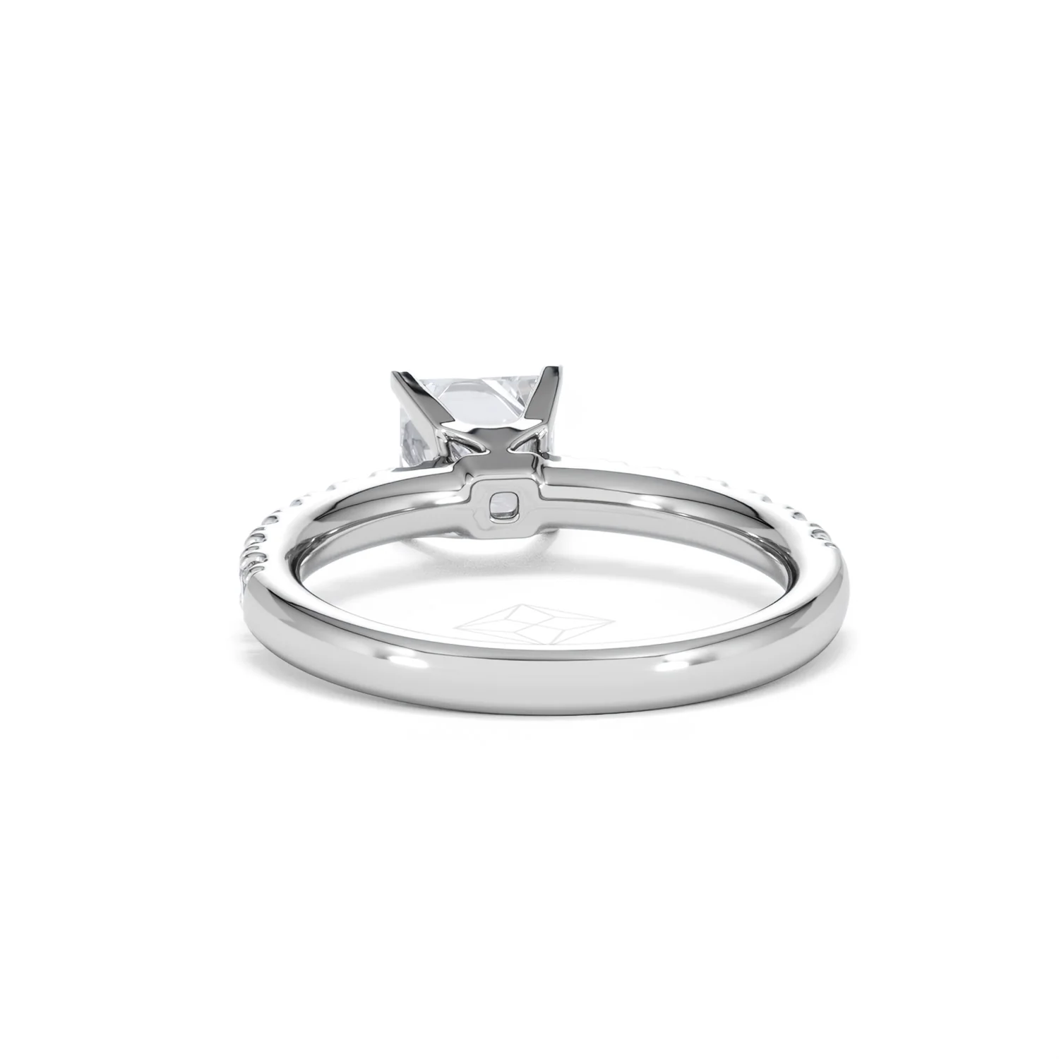 Katerina GIA Princess Diamond Engagement Ring 18KW Gold 1.55ct G/SI2 - Image 50