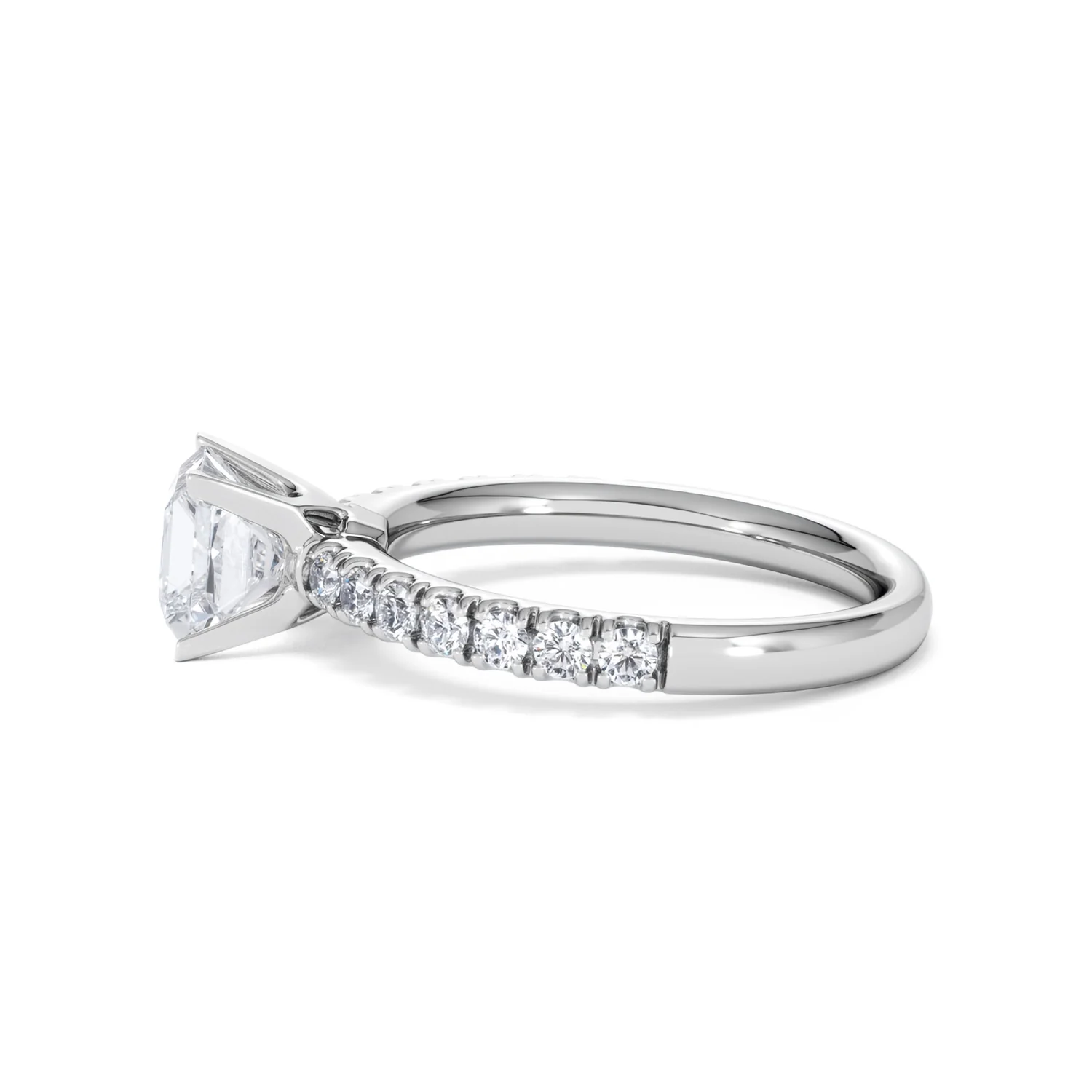 Katerina GIA Princess Diamond Engagement Ring 18KW Gold 1.55ct G/SI2 - Image 68