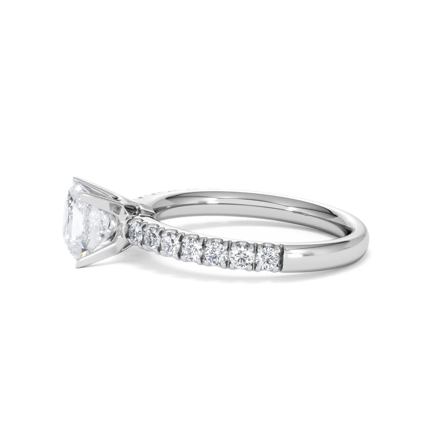 Katerina GIA Princess Diamond Engagement Ring 18KW Gold 1.55ct G/SI2 - Image 70