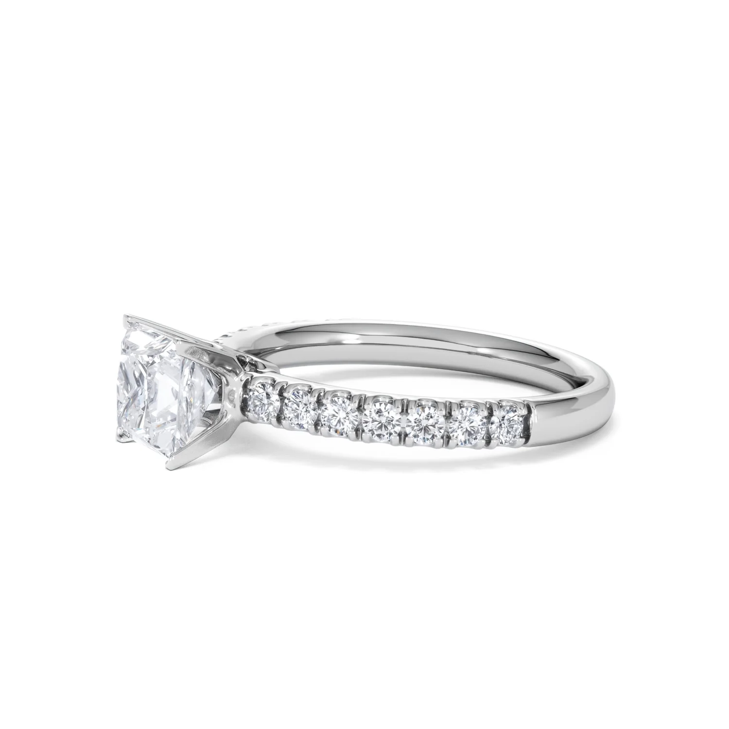 Katerina GIA Princess Diamond Engagement Ring 18KW Gold 1.55ct G/SI2 - Image 74